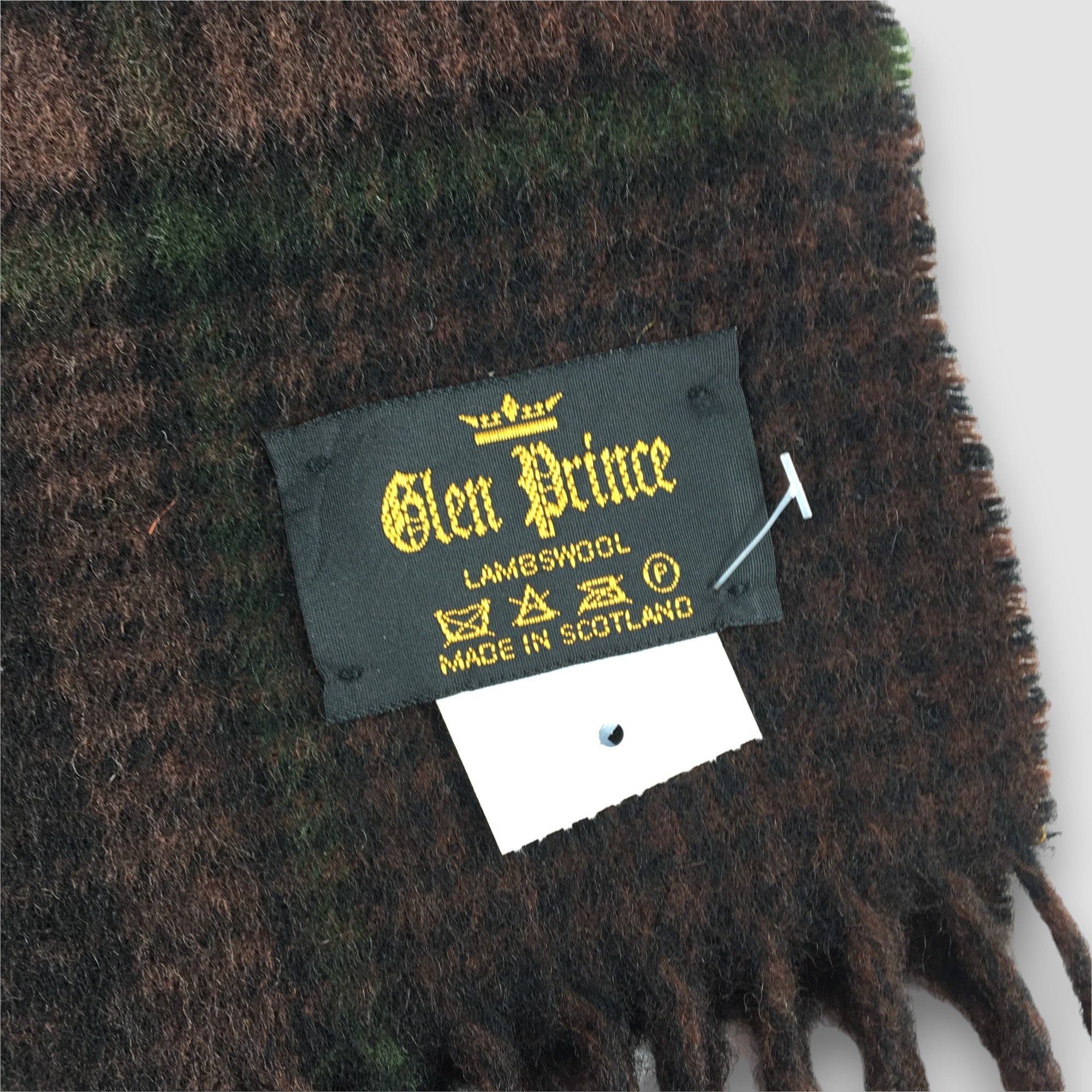 Vintage Vintage Glen Prince Scarf Muffler Wool Cashmere Scarves Size ONE SIZE - 4 Thumbnail