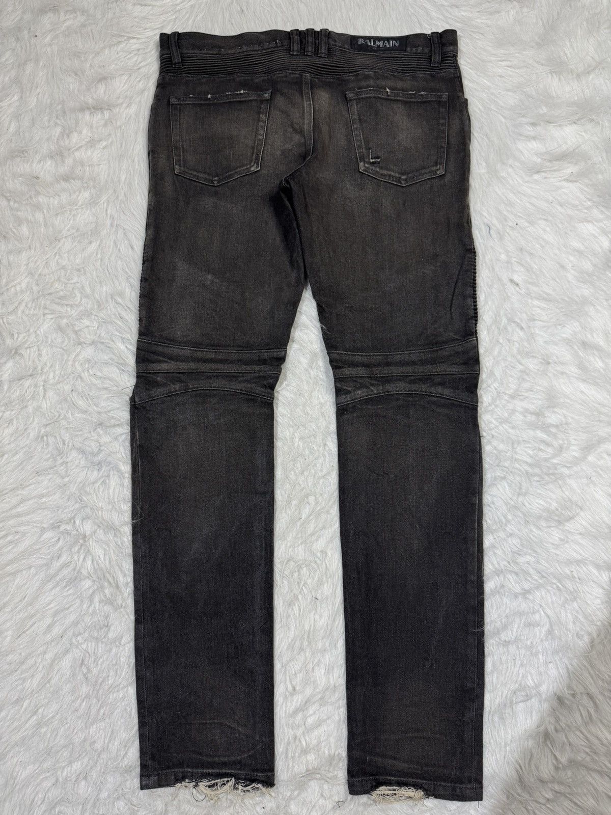 Balmain Balmain paris black Biker jeans Size US 33 - 12 Thumbnail