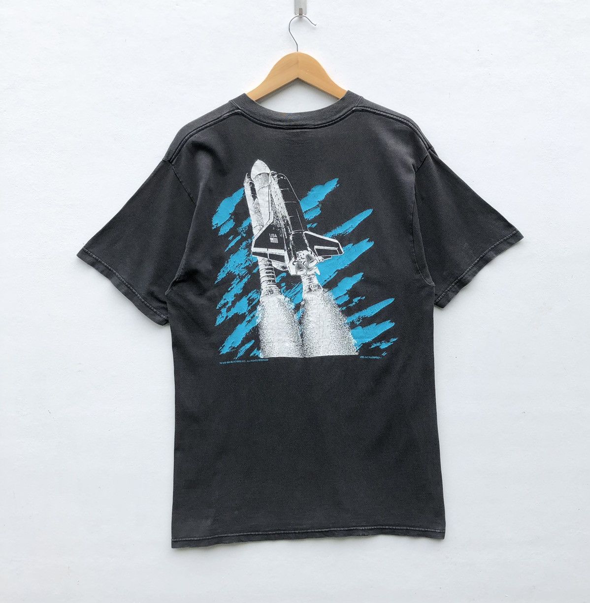 NASA × Vintage Vintage Blackbird Space Shuttle 1988 Shirt SunFaded Size US M / EU 48-50 / 2 - 1 Thumbnail