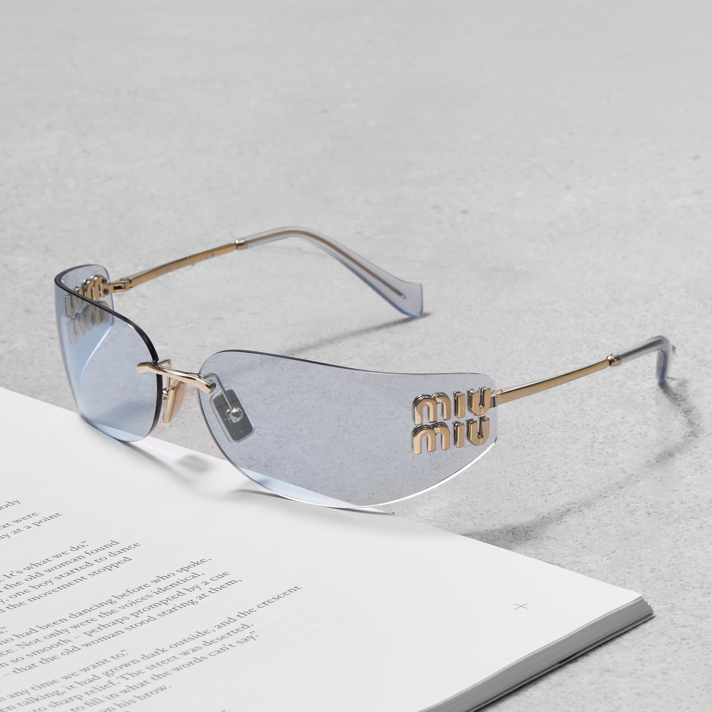 Miu Miu MIU MIU MU A51S ZVN10P Sunglasses Size ONE SIZE - 2 Thumbnail