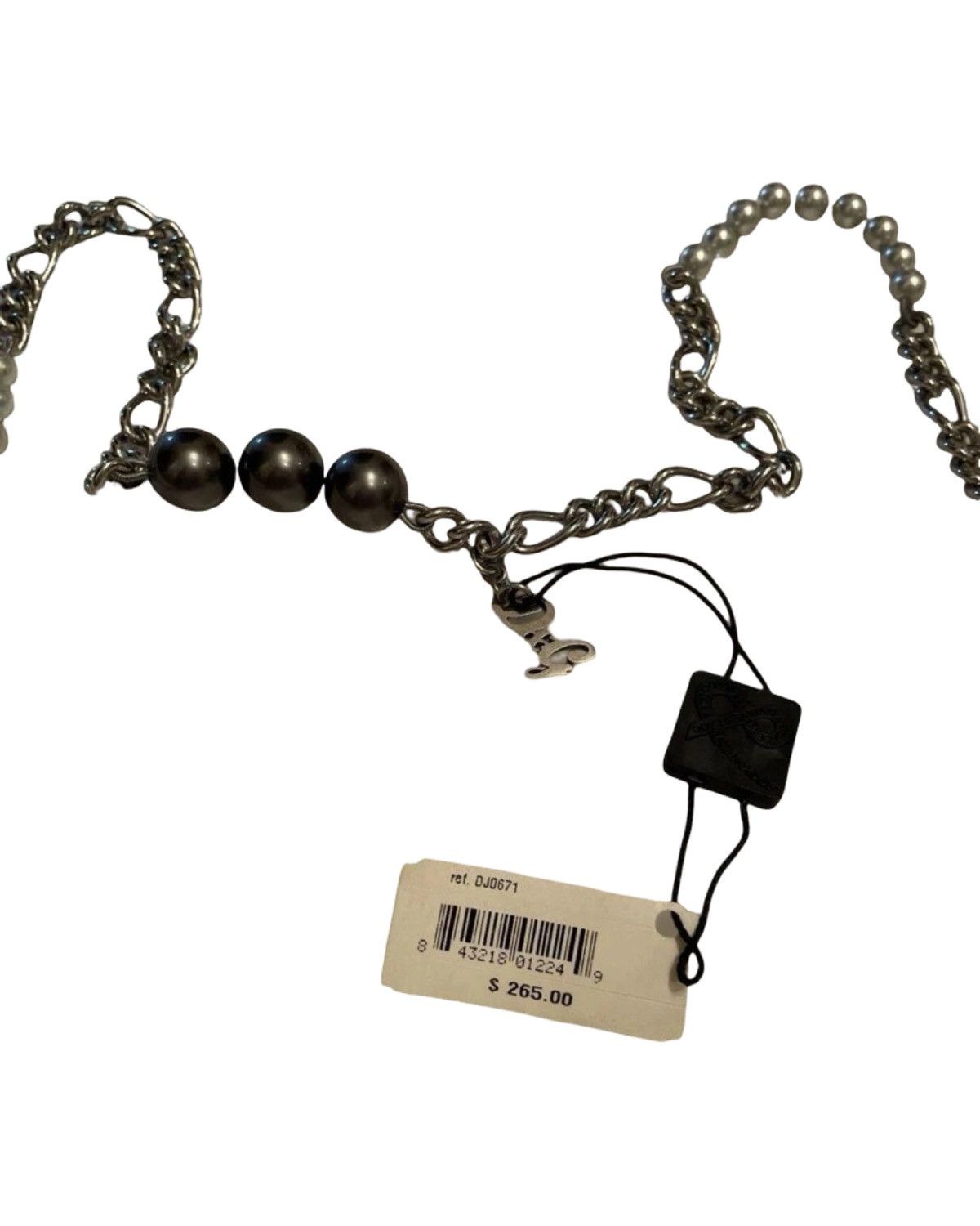 Dolce & Gabbana Double Layered Black Pearl Necklace Size ONE SIZE - 3 Thumbnail