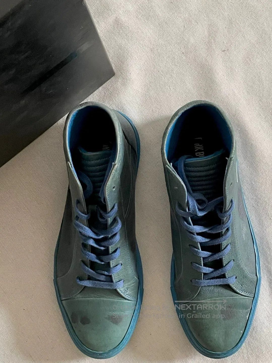 Dirk Bikkembergs dirk bikkembergs green vintage high-top sneakers. Size US 9 / EU 42 - 5 Thumbnail