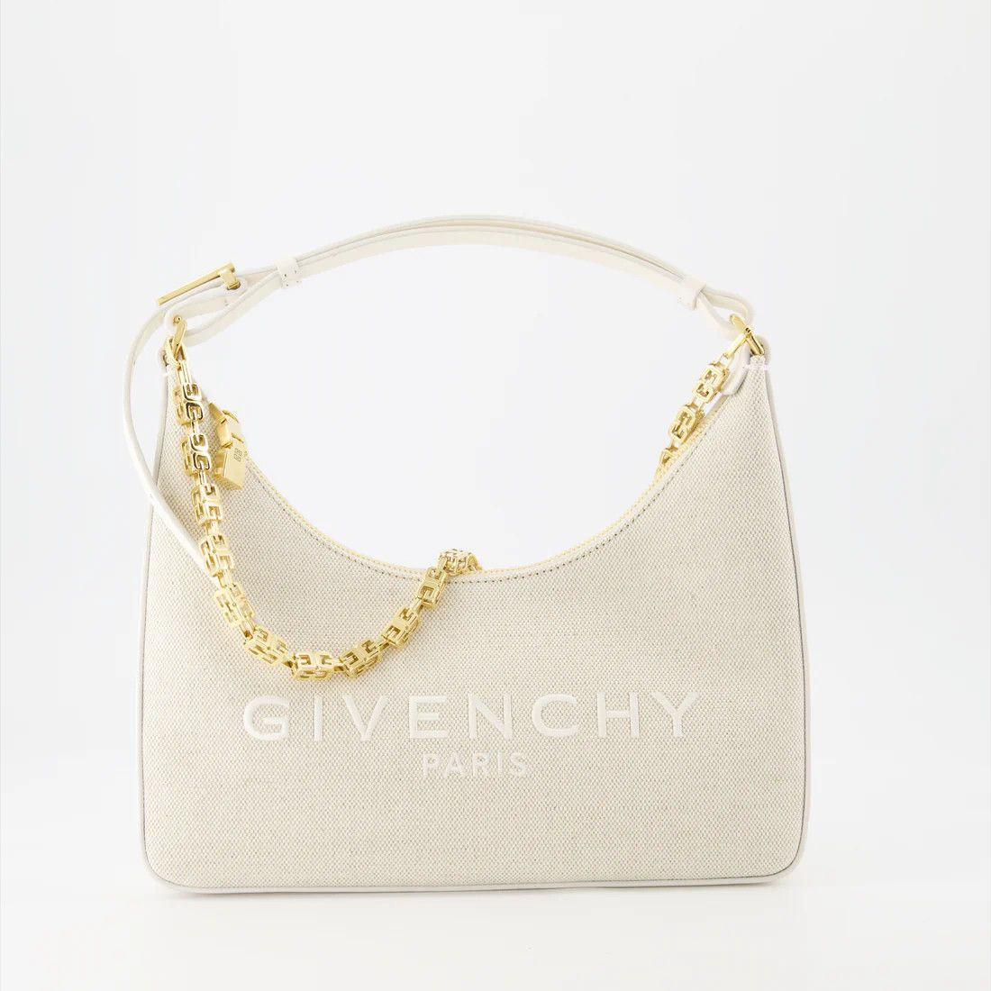 Givenchy o1srvl11e0225 Size: OS / Moon Cut Out Bag in Light Beige Size ONE SIZE - 1 Thumbnail
