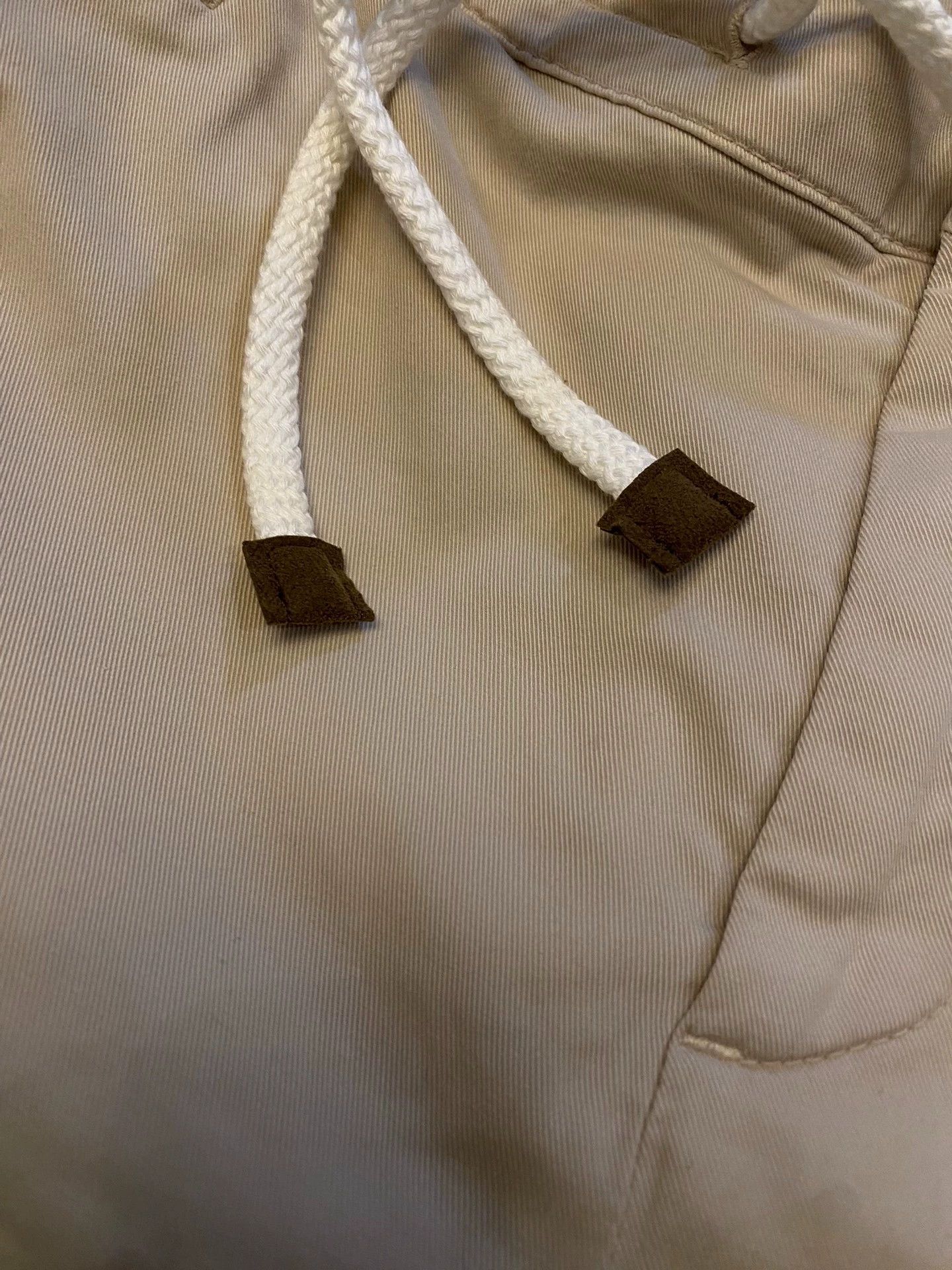 Brunello Cucinelli BC Luxury Sea Island Cotton Elastic Waist Work Shorts Size US 32 / EU 48 - 4 Thumbnail