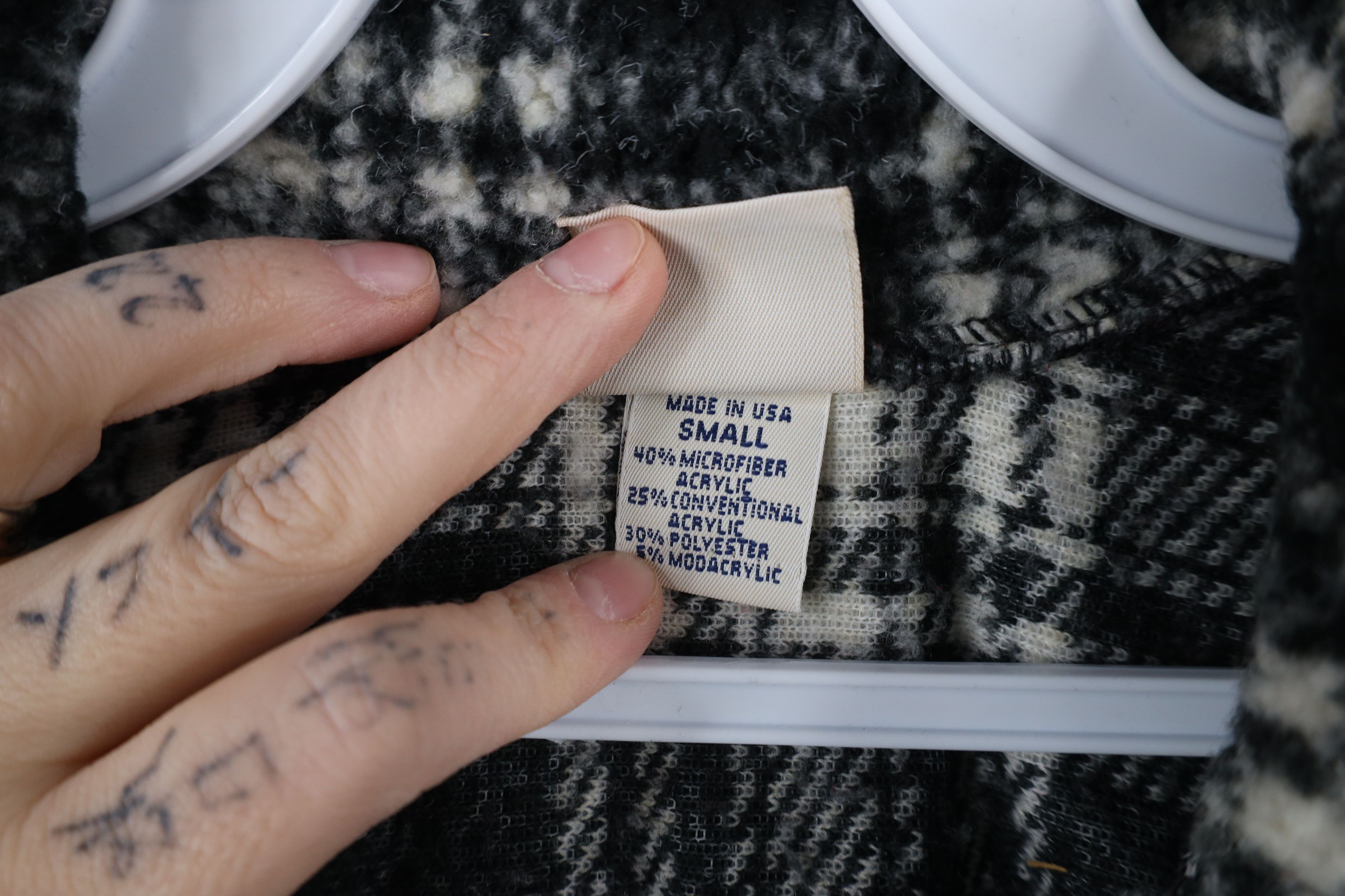 Vintage Vintage 90s Streetwear Babydoll Fleece Cardigan Jacket USA Size S / US 4 / IT 40 - 7 Thumbnail