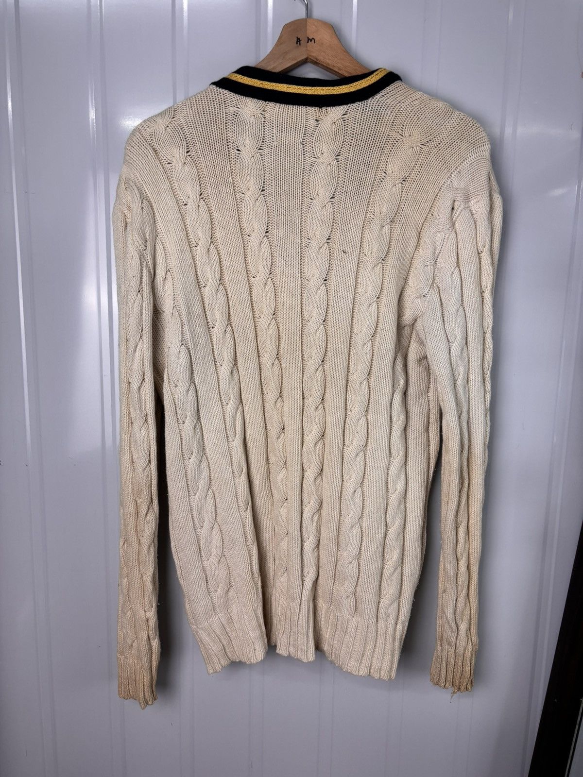 Polo Ralph Lauren RARE! Vintage 90’s Polo Ralph Lauren Cable-Knit Size US M / EU 48-50 / 2 - 7 Thumbnail