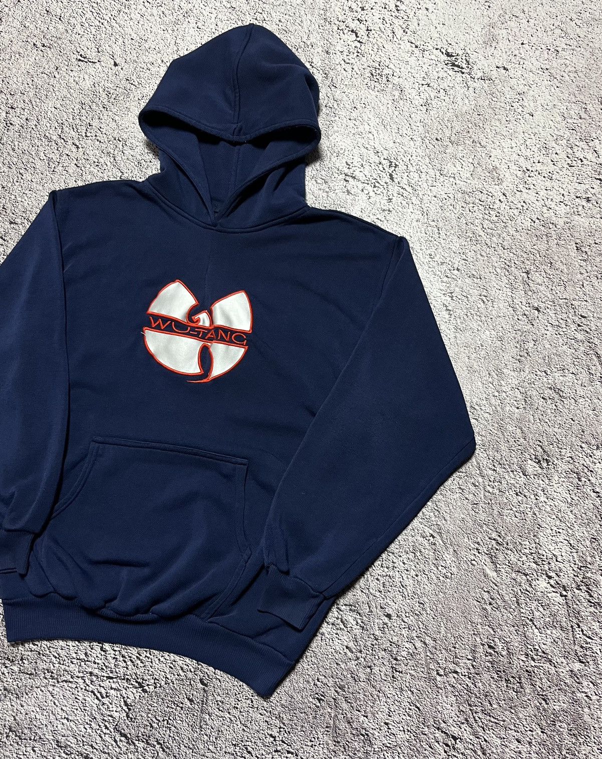 Wu-Tang Clan Vintage Wu-Tang Clan Hoodie Big Logo Navy Size 2XL Size US XXL / EU 58 / 5 - 4 Thumbnail