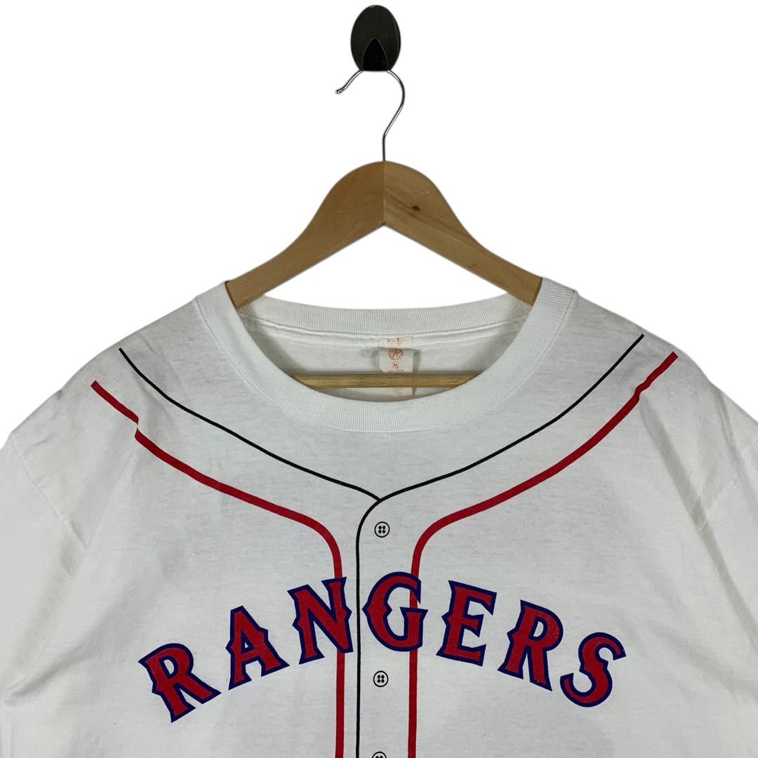 NFL Vintage 90s Texas Rangers Rafael MLB Baseball Coca-Cola Tee Size US XL / EU 56 / 4 - 2 Thumbnail