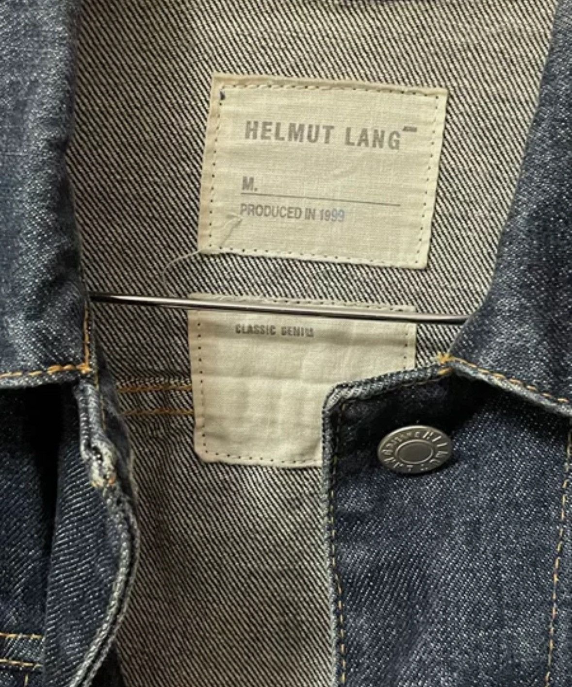 Helmut Lang Helmut Lang's own denim jacket 2412-Nextarrow Size US M / EU 48-50 / 2 - 5 Thumbnail