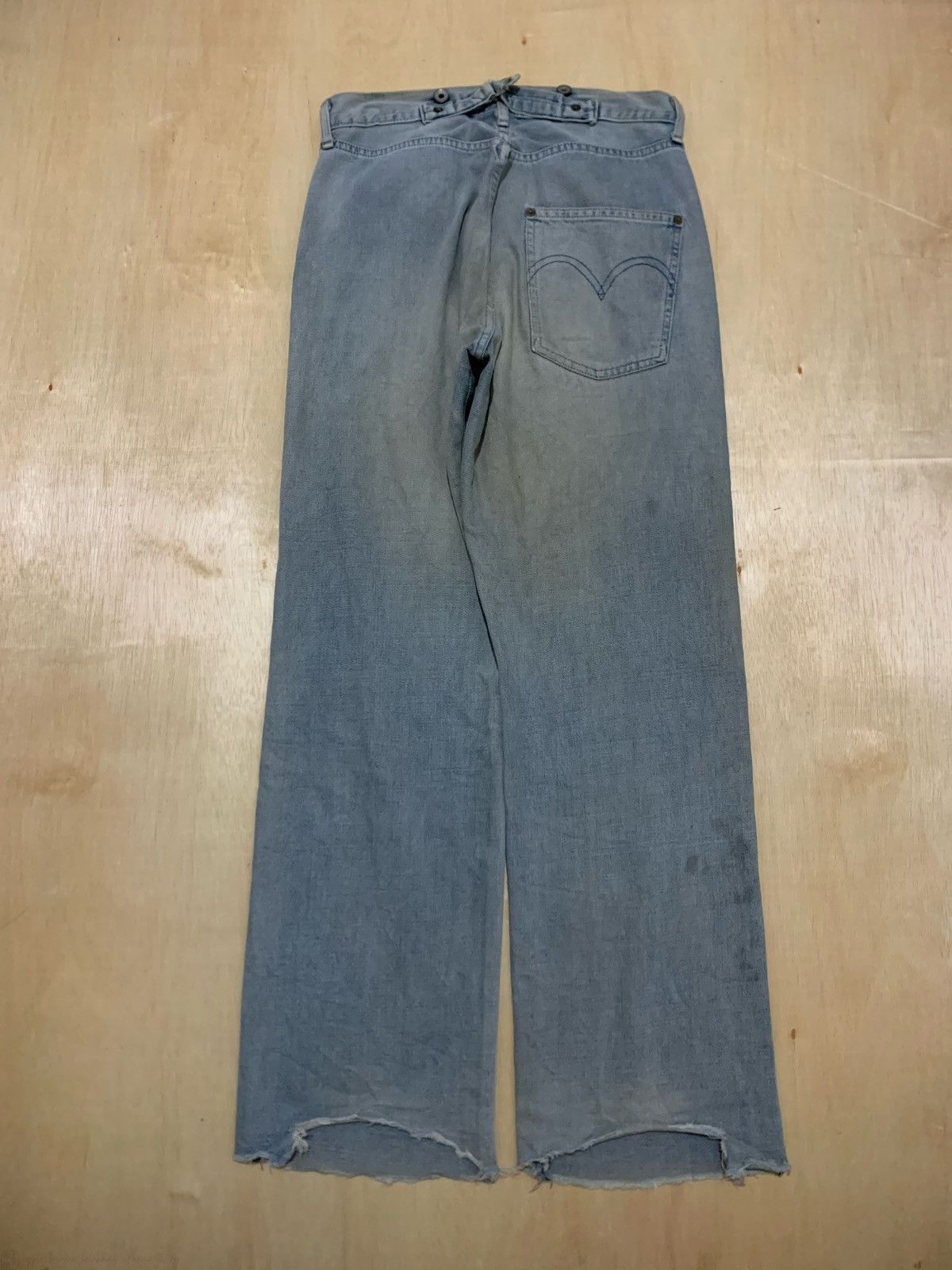 Levi's Vintage Clothing × Vintage Vintage Levis Single Pocket Denim Jeans Size US 31 - 1 Thumbnail