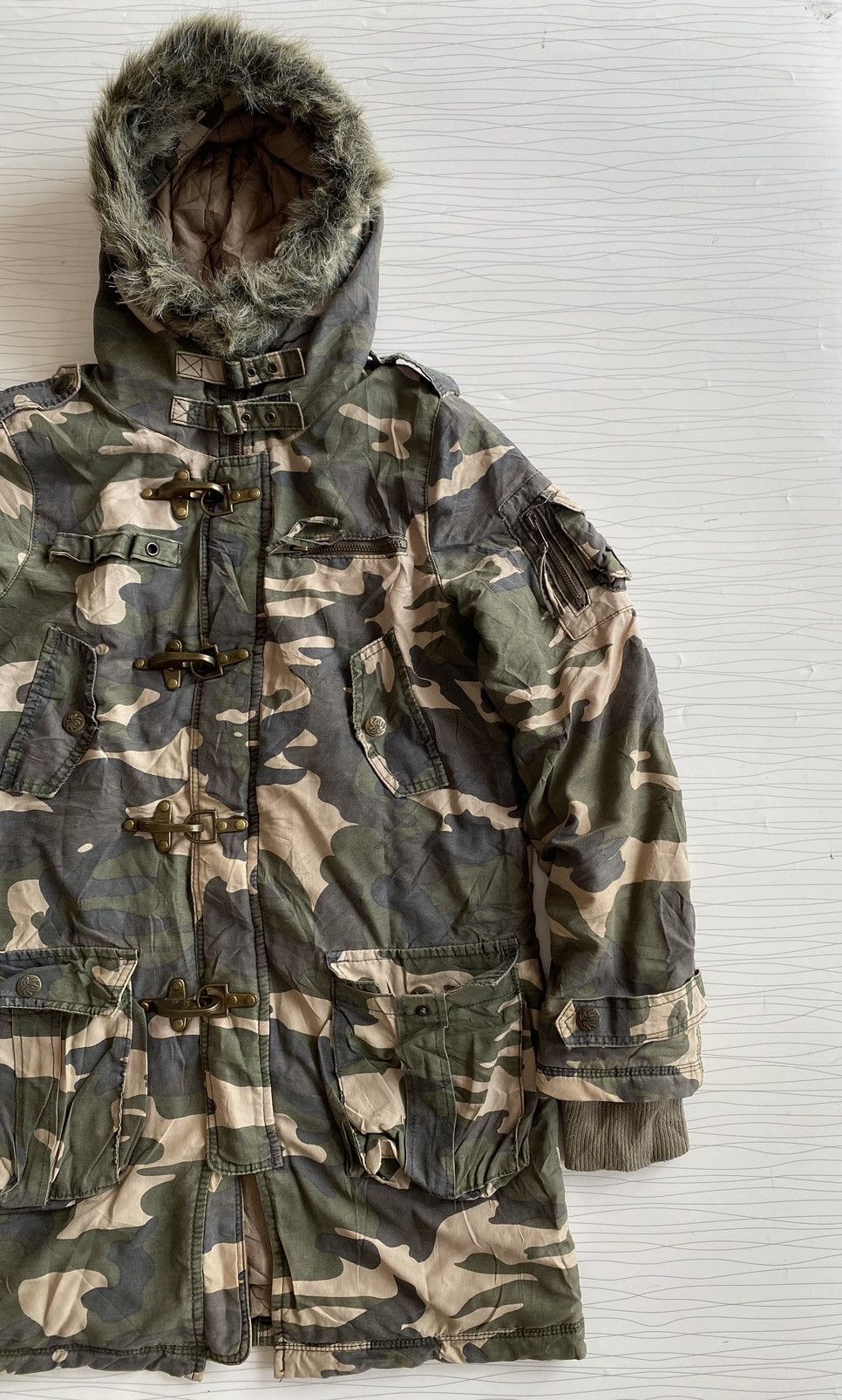 Japanese Brand Upper Freak military parka jackets Size US M / EU 48-50 / 2 - 2 Thumbnail