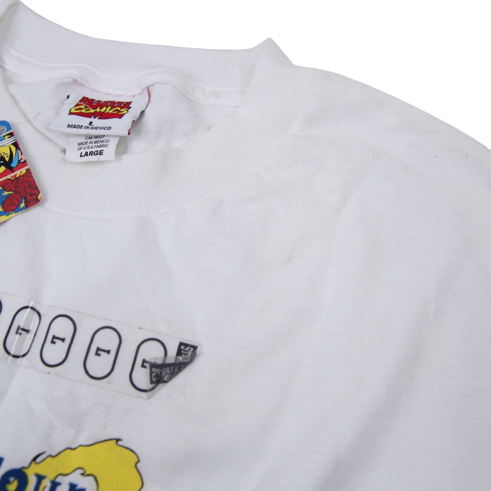 Vintage VINTAGE Marvel Comics Fantastic 4 T-Shirt Mens Large White Graphic NWT Size US L / EU 52-54 / 3 - 6 Thumbnail