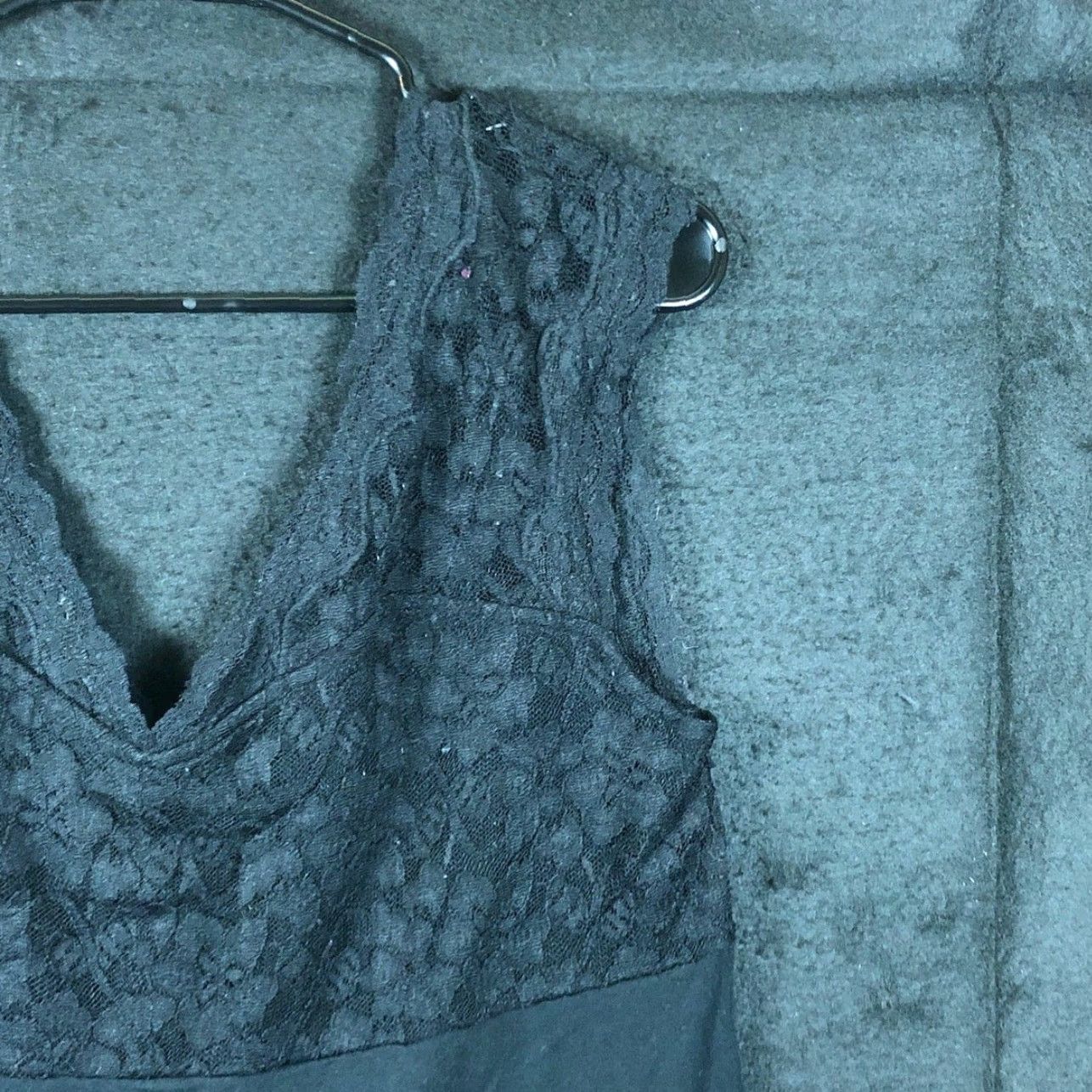 Express Express Blouse Women V-Neck Black Sleeveless Stretch Lace Slim Large - Party Workwear Casual Size L / US 10 / IT 46 - 5 Thumbnail
