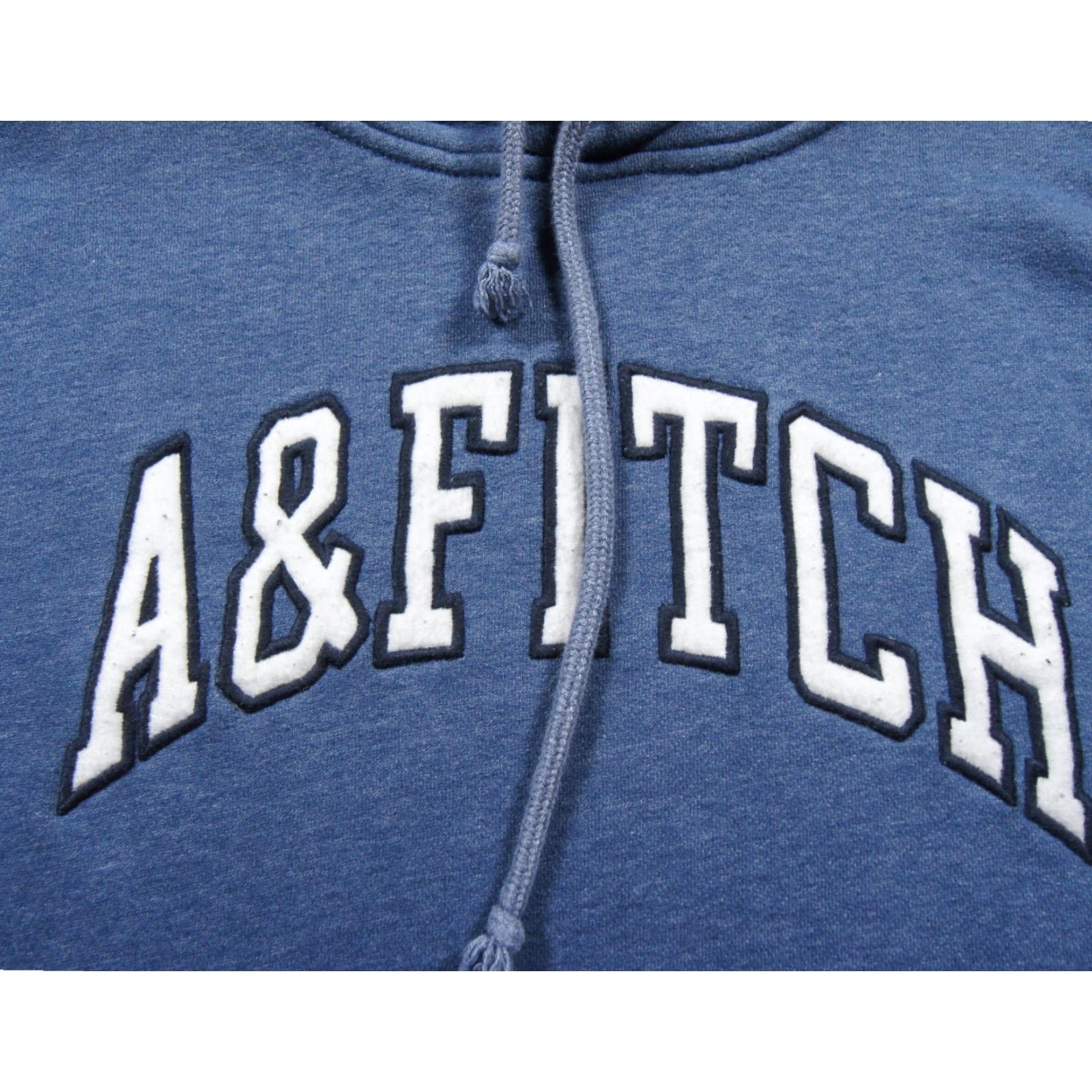 Abercrombie & Fitch Abercrombie & Fitch Sweatshirt Mens Large Blue Hoodie Fleece Pullover Logo Size US L / EU 52-54 / 3 - 2 Thumbnail