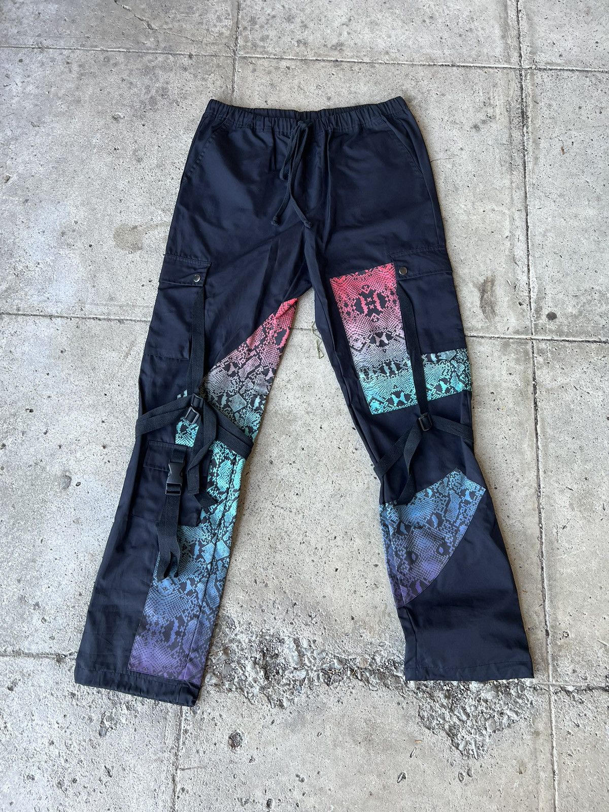 Rogic Rogic snakeskin bondage pants | Grailed