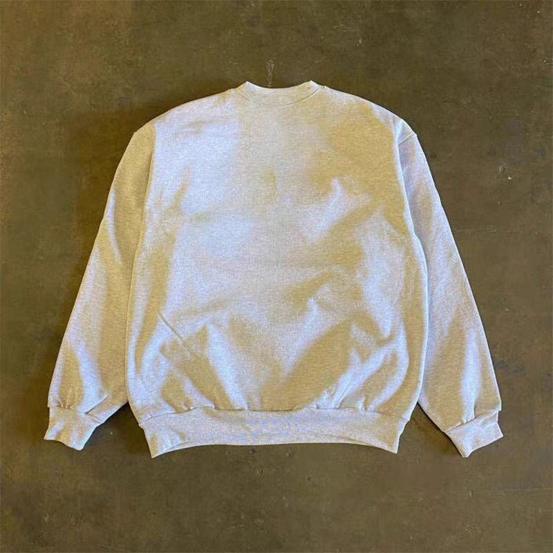 Japanese Brand × Vintage Gray washed letter print retro sweatshirt y2k Size US L / EU 52-54 / 3 - 2 Thumbnail