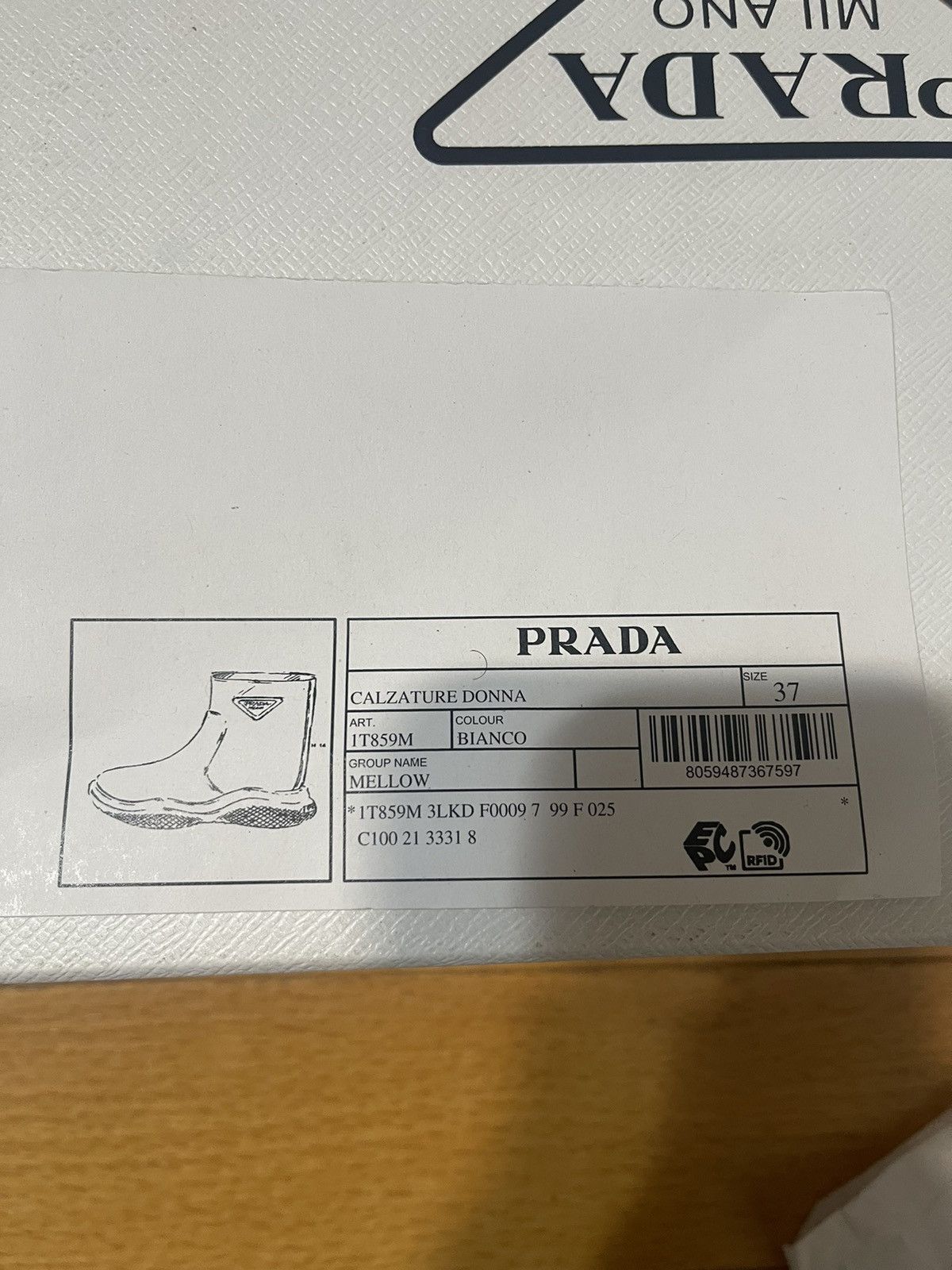 Prada Prada rain boots Size US 7.5 / IT 37.5 - 10 Thumbnail