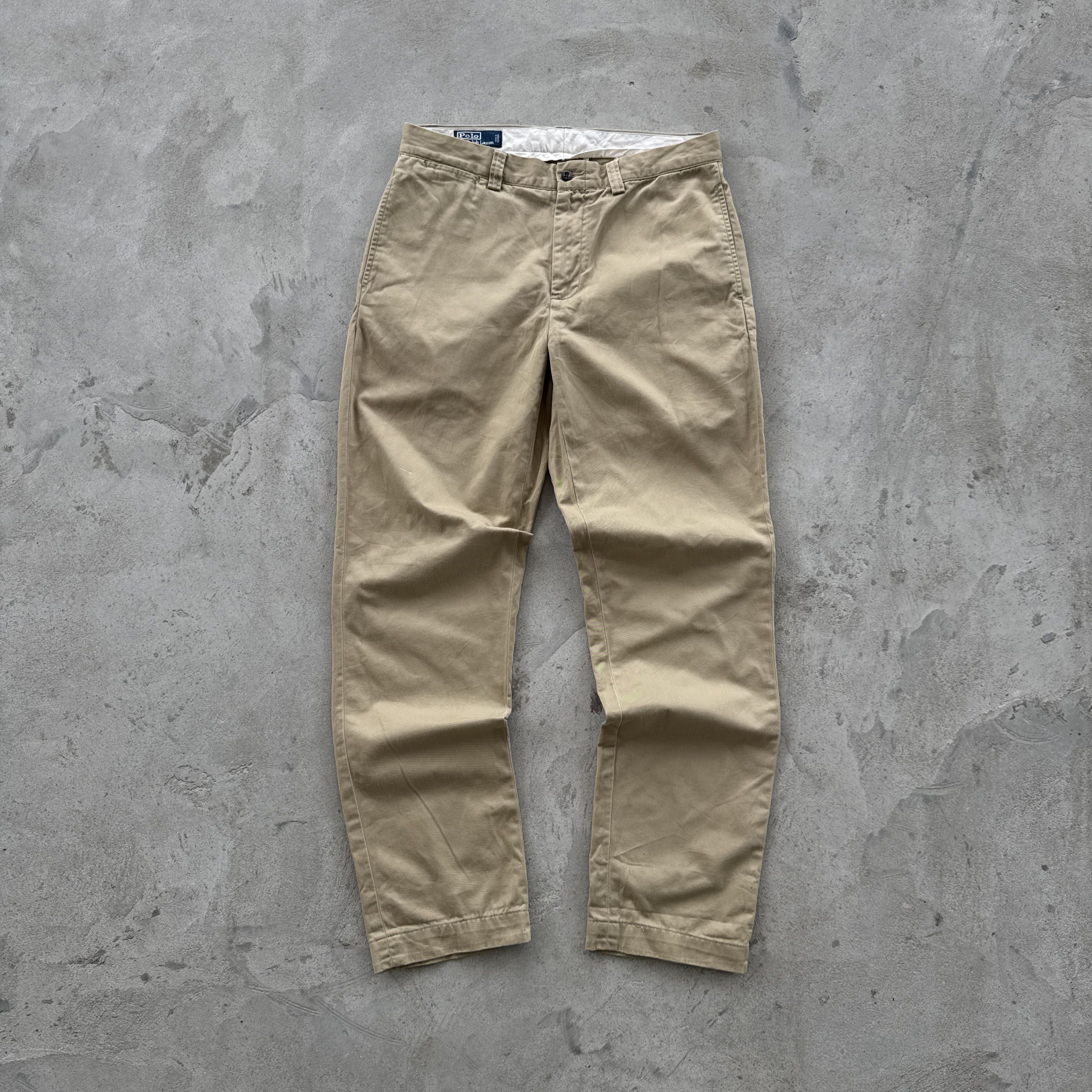 Polo Ralph Lauren Polo Ralph Lauren Custom Fit Beige Chino Pants Size 33 34 Size US 33 - 2 Thumbnail