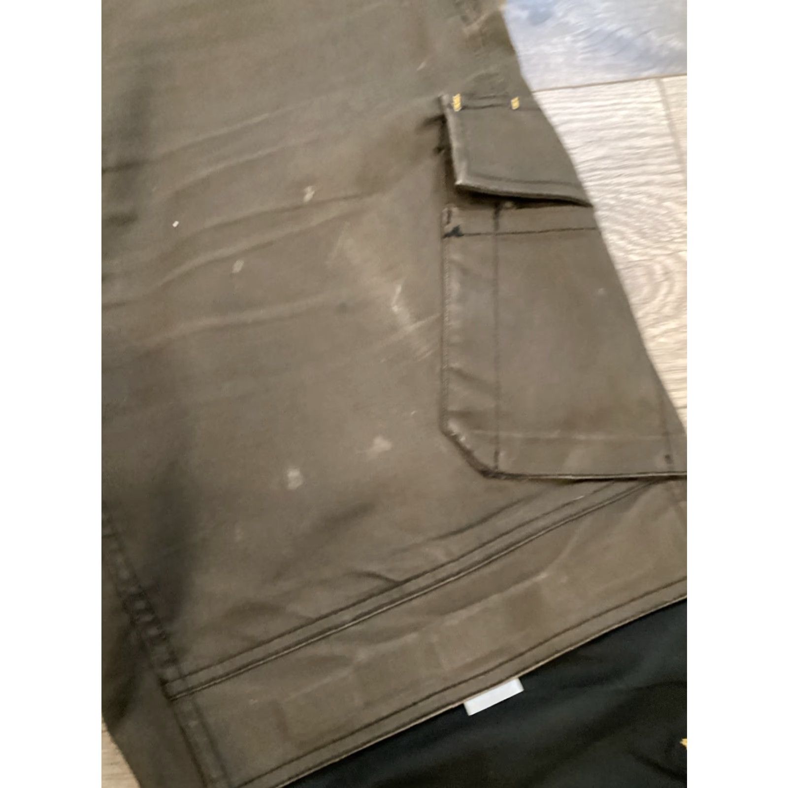 Caterpillar Caterpillar Work Pants Men Cargo Pocket Patch Holster CAT Trademark Canvas Brown 40x34 Straight Leg Size US 34 / EU 50 - 5 Thumbnail