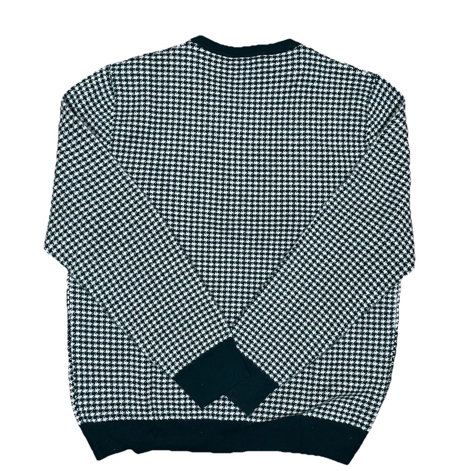 J.Crew NWT J. Crew Cashmere Crewneck Sweater Houndstooth Pattern Size US L / EU 52-54 / 3 - 2 Thumbnail