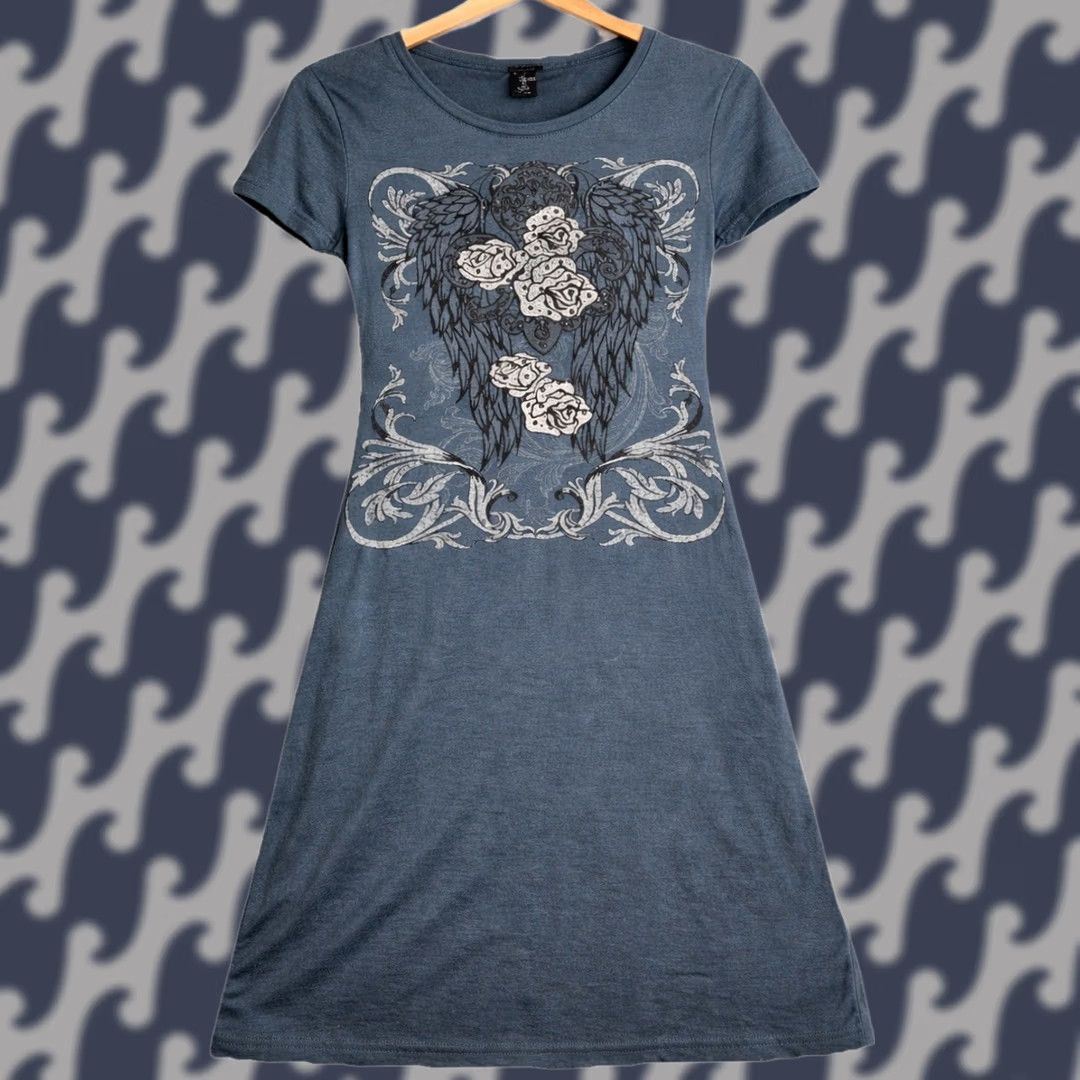 vintage graphic t-shirt dress Let're Buck Graphic T-shirt Dress or Tee