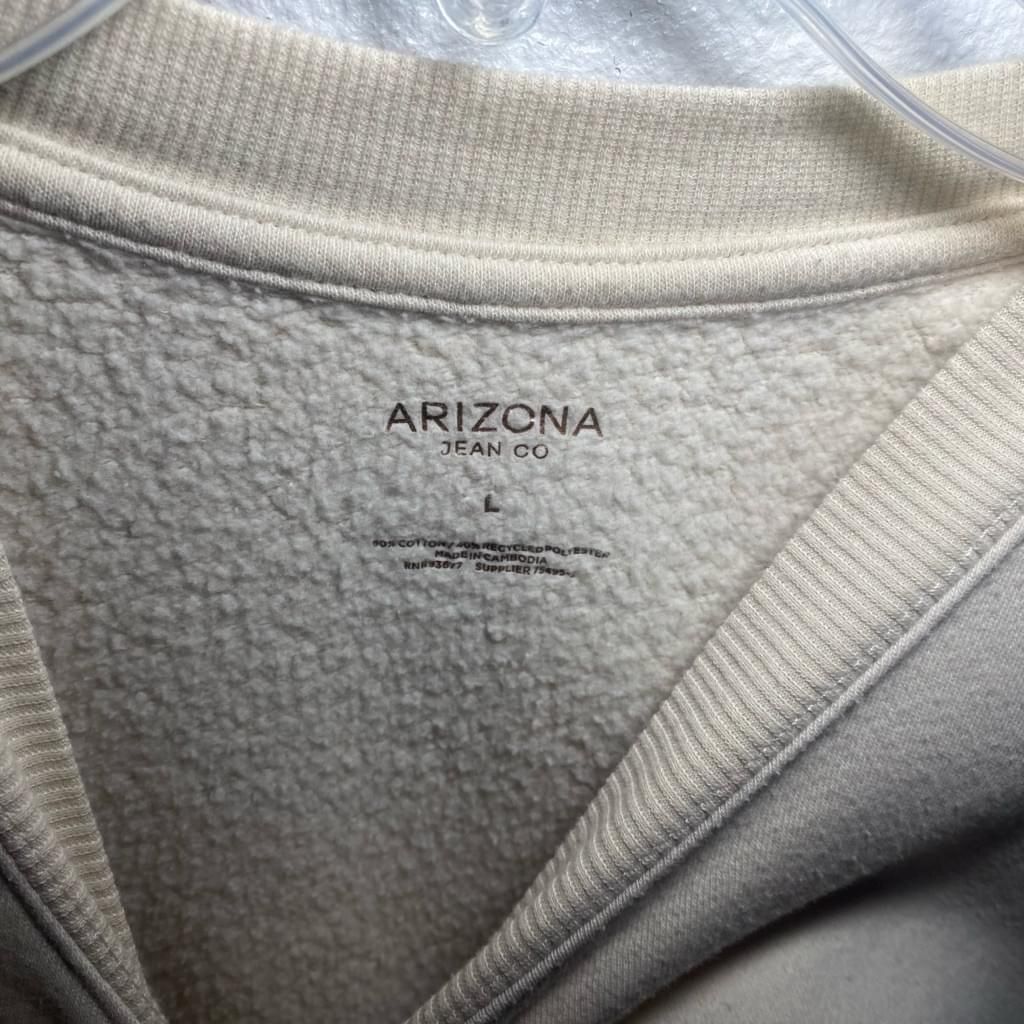 Arizona Jean Co. Arizona Jean Co. Sweatshirt - Cream - L Size L / US 10 / IT 46 - 3 Thumbnail