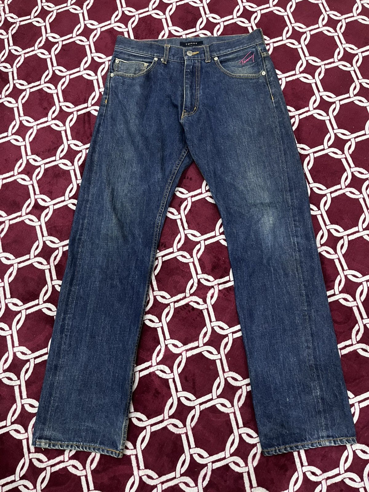 Tommy Hilfiger Tommy Hilfiger Red Selvedge Denim Size US 31 - 1 Thumbnail