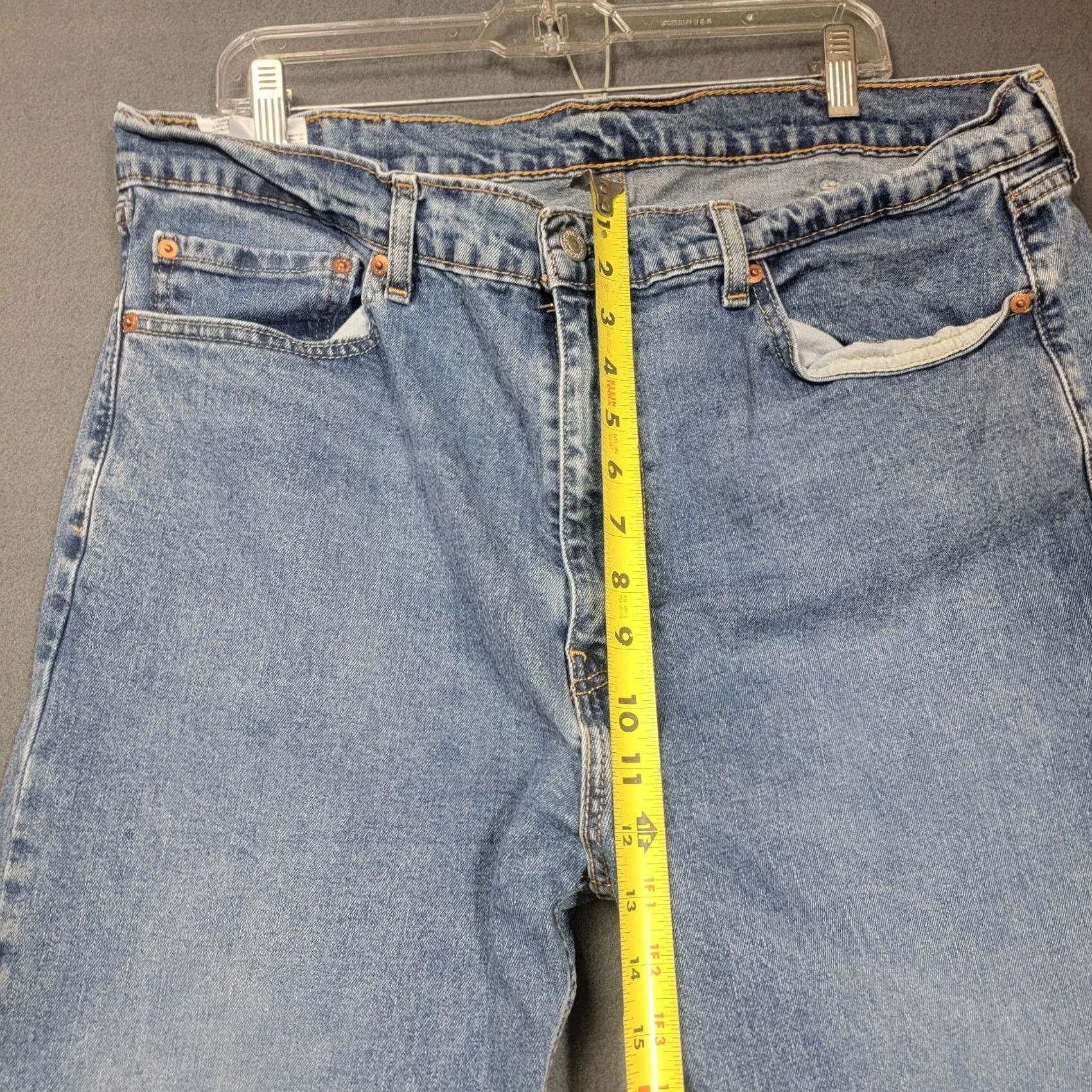 Levi's VINTAGE Levi's 505 Jeans Mens 40x30 Blue Regular Rise Mid 90s Retro Grunge Distressed Denim Pants Mens Regular Jeans Blue Levi's 505 Size US 40 / EU 56 - 7 Thumbnail