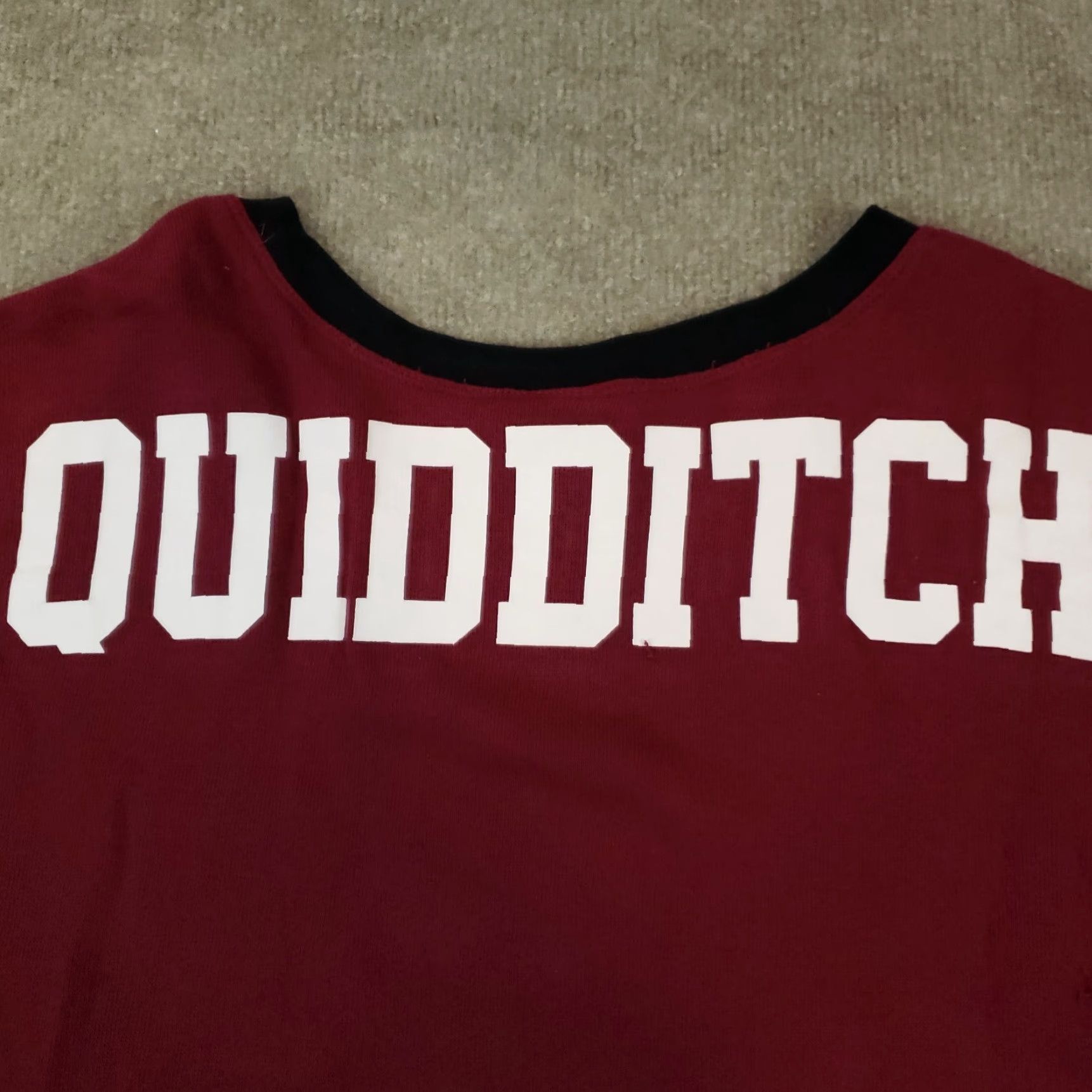 Vintage Harry Potter Shirt Womens Medium Red Long Sleeve Knit Casual Quidditch Size M / US 6-8 / IT 42-44 - 8 Thumbnail