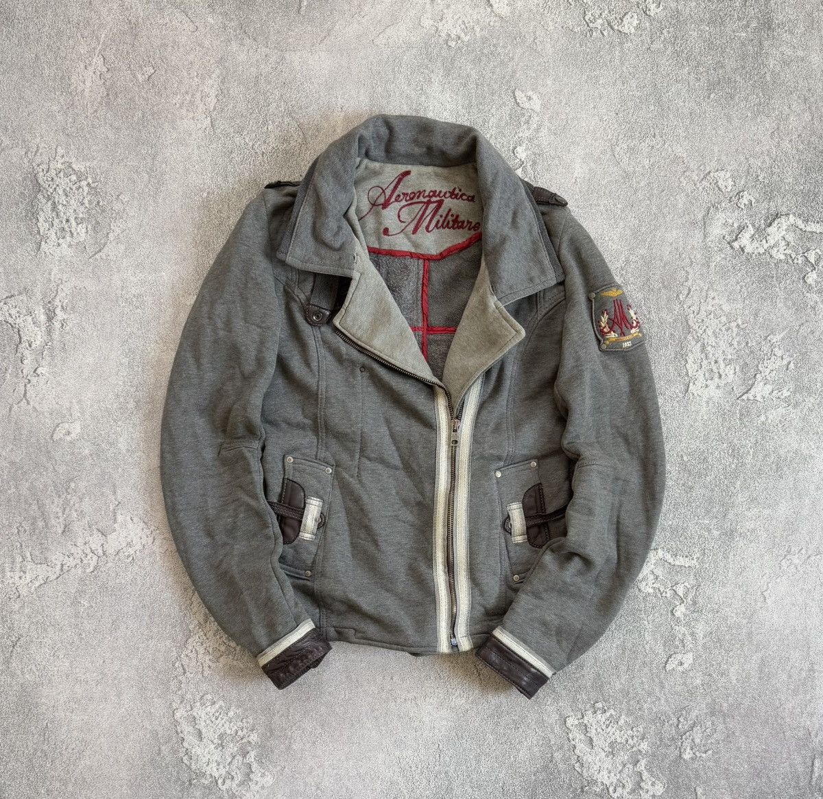 Aeronautica Militare Aeronautica Militare 40size zip sweatshirt jacket sweater Size S / US 4 / IT 40 - 1 Thumbnail