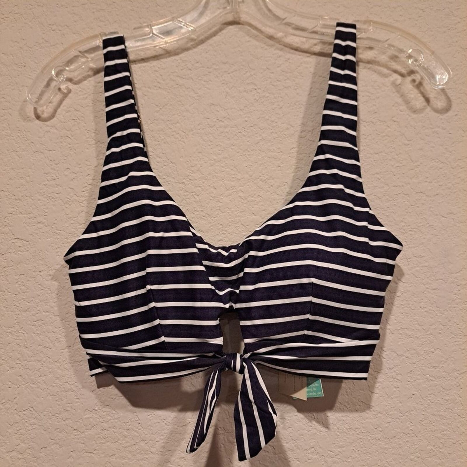 Other Sea Level Swim Charmarel Tie Front Underwire Bikini Top 10 Size ONE SIZE - 2 Thumbnail