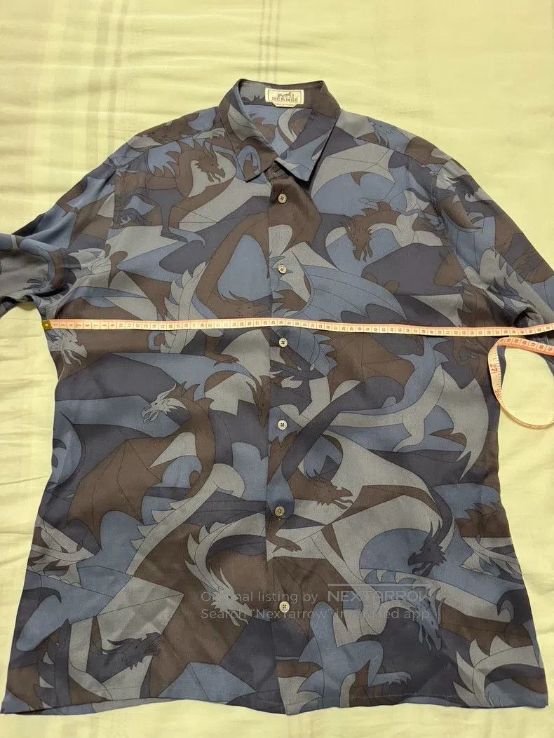 Hermes Hermes Silk shirt, new without tags, shirt jacket. Size US XS / EU 42 / 0 - 4 Thumbnail