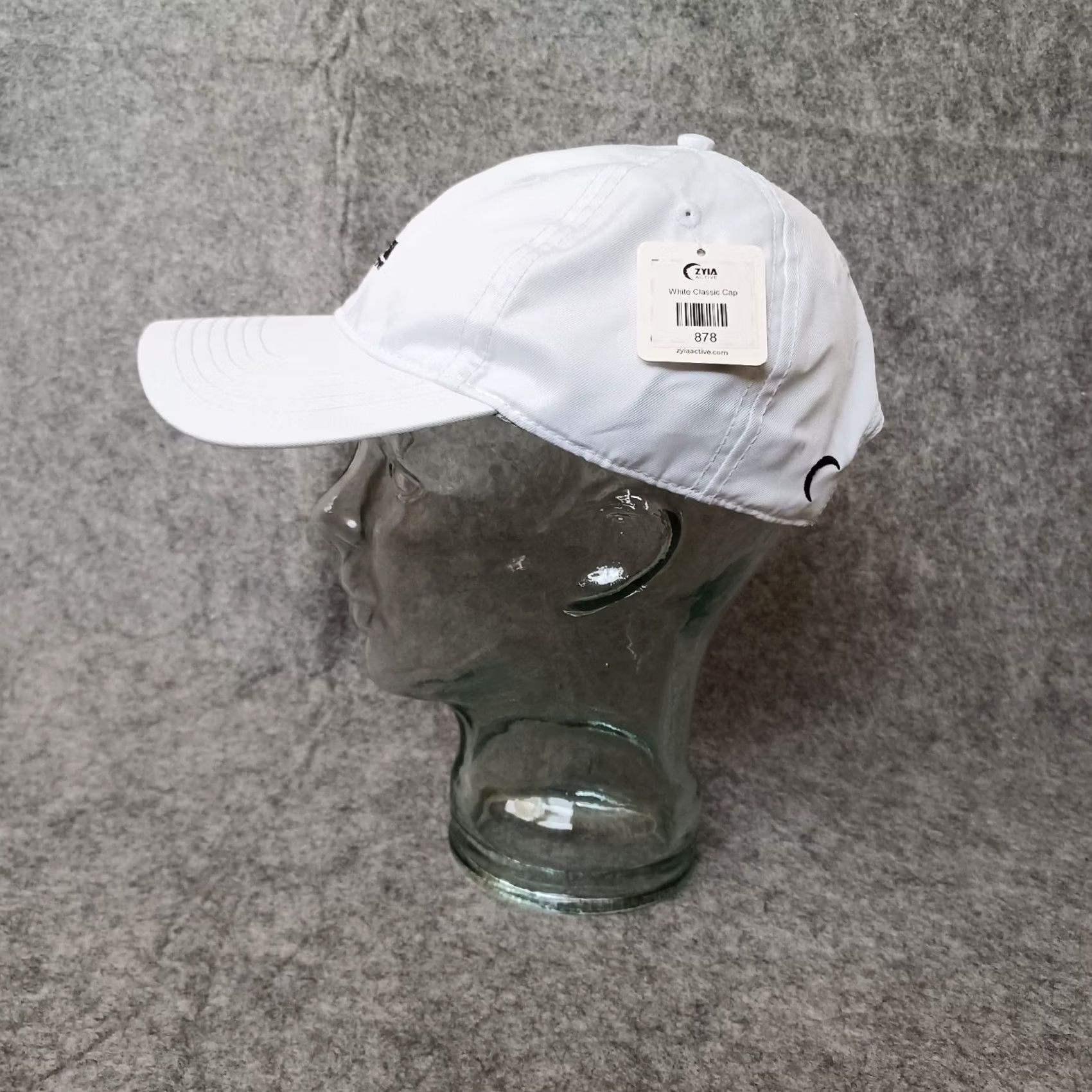 Vintage Zyia Active Womens Adjustable White Classic Baseball Cap Hat Size ONE SIZE - 3 Thumbnail