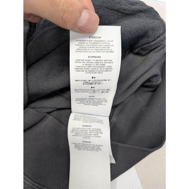 Stone Island o1rshd1 Malfile Cotton Fleece Zip Up Hoodie in Dark Grey Size US S / EU 44-46 / 1 - 21 Thumbnail
