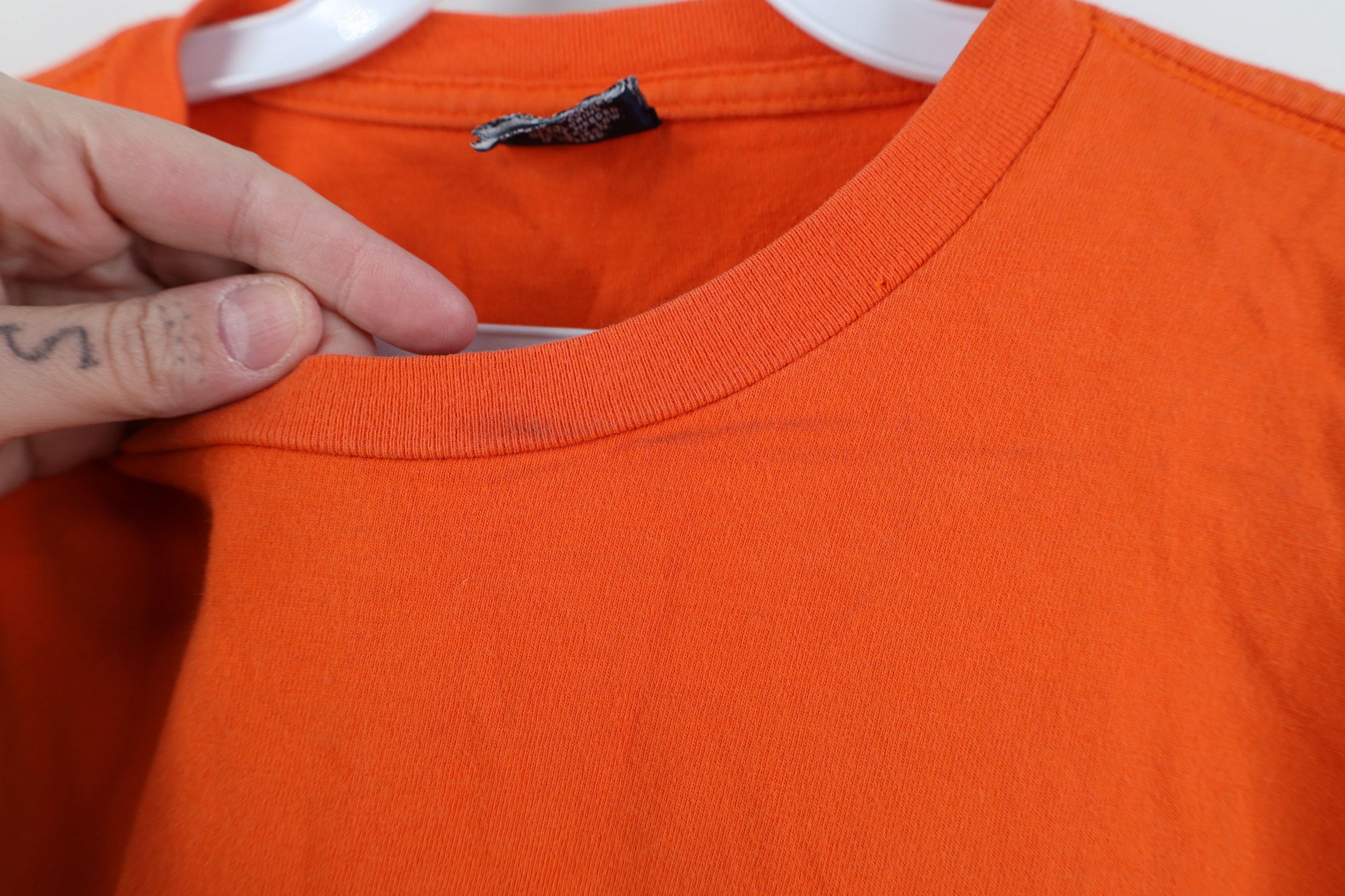 Ralph Lauren Vintage 90s Ralph Lauren Spell P Logo T-Shirt Orange Cotton Size US S / EU 44-46 / 1 - 6 Thumbnail