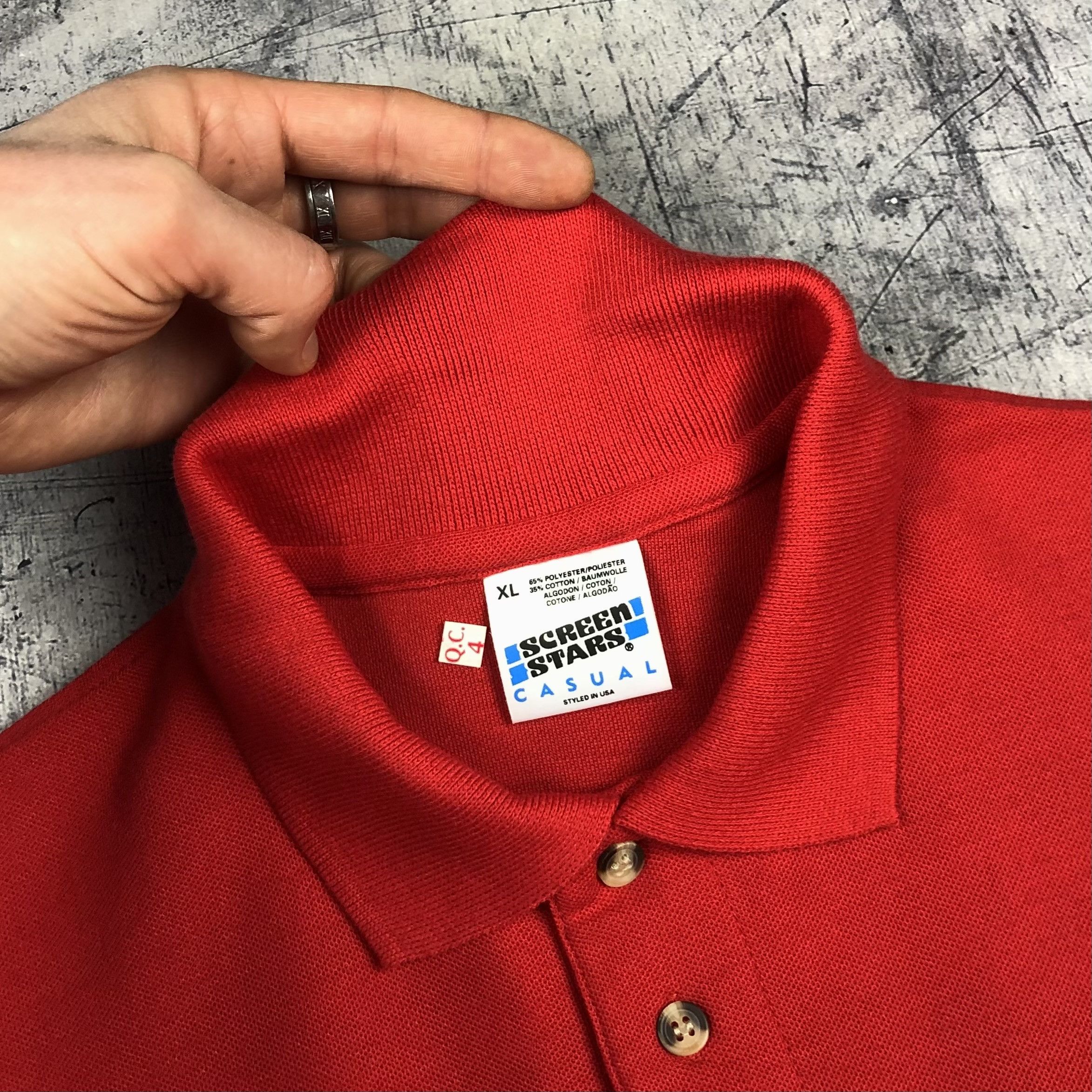 Vintage 90s New Whiskas Catisfaction Cats Screen Stars Polo Tee Size US XL / EU 56 / 4 - 8 Thumbnail