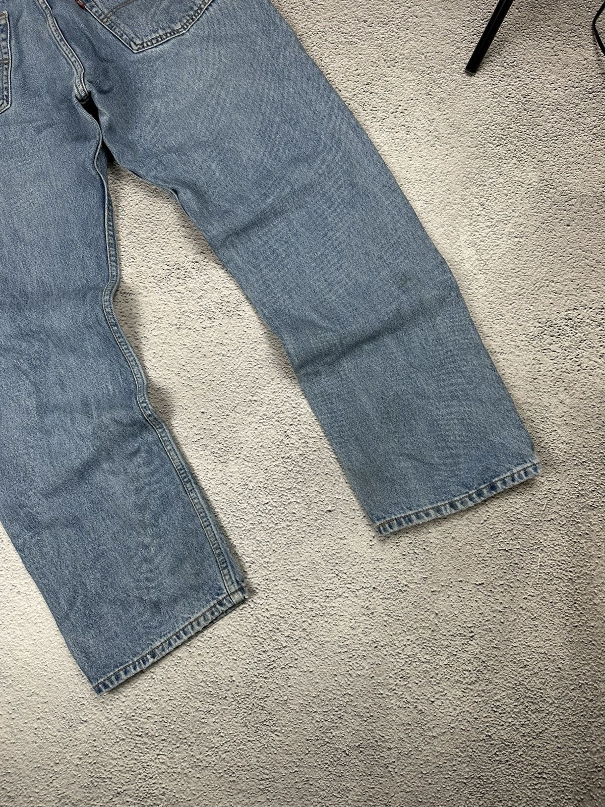 Levi's Vintage Clothing Vintage Levis 501 Washed Denim Blue Jeans 90s Rare Bootcut Size US 38 / EU 54 - 4 Thumbnail