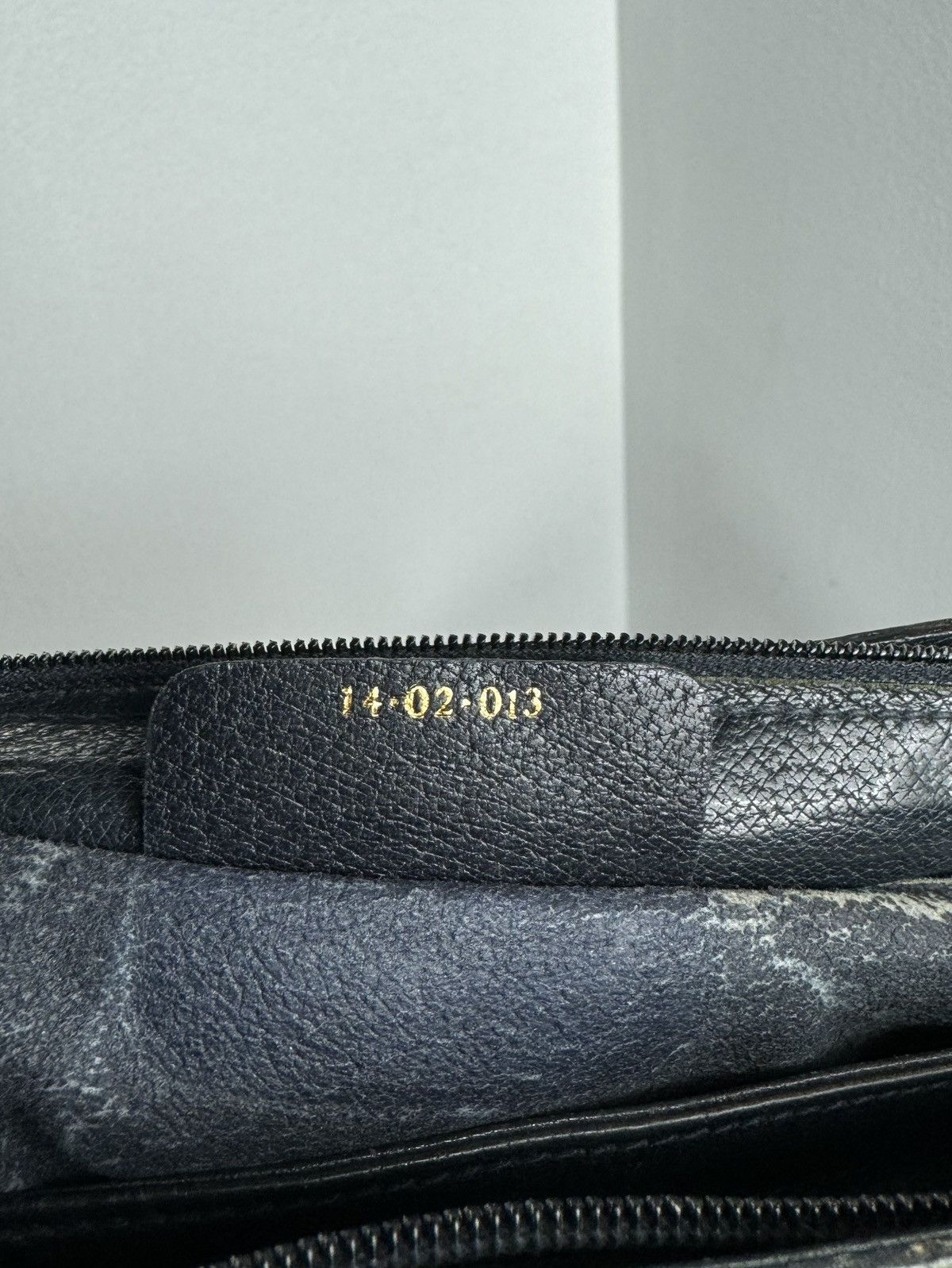Gucci × Vintage Vintage Gucci Sherry Line Monogram Navy Shoulder Bag Size ONE SIZE - 11 Thumbnail