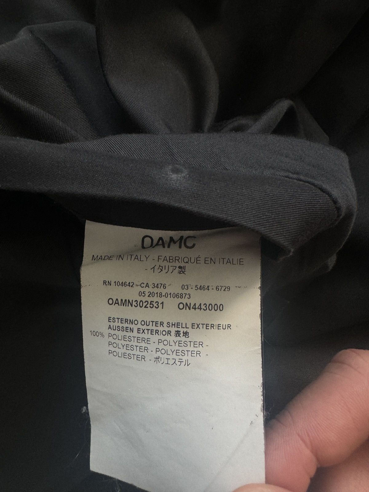 OAMC OAMC Polyester Black Pant with Pocket details Size US 28 / EU 44 - 3 Thumbnail