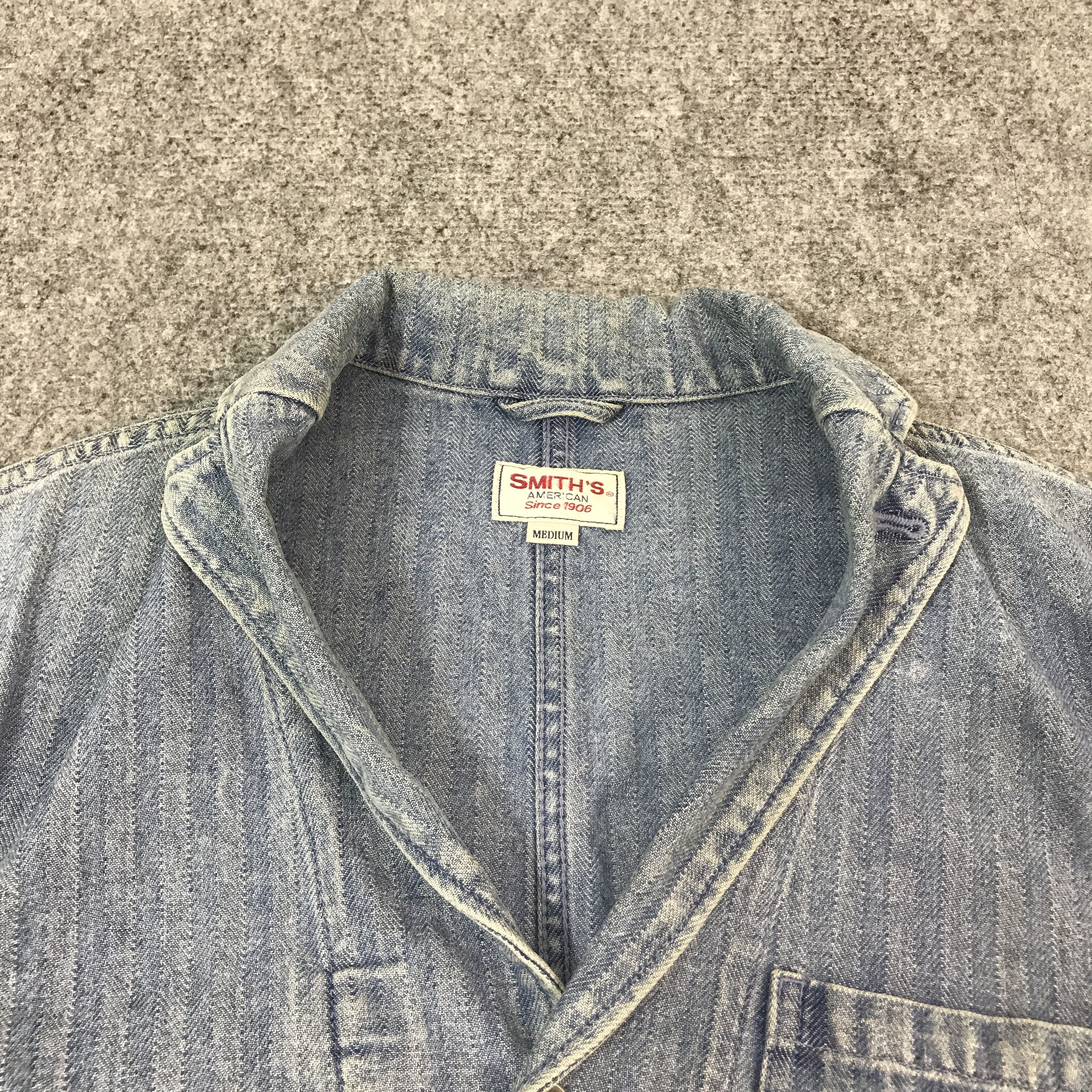 The Smiths Vintage Smiths American Denim Blazer Coat jacket Size US M / EU 48-50 / 2 - 5 Thumbnail