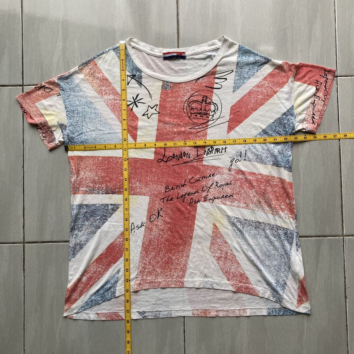 Japanese Brand × Vintage Japanese Brand All Over Print Uk Flag Size US L / EU 52-54 / 3 - 18 Thumbnail