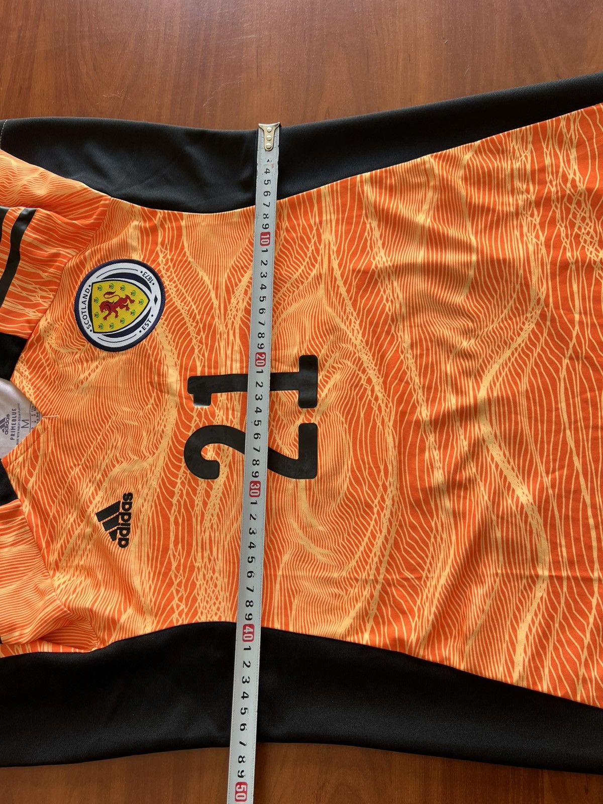 Adidas 2021 SCOTLAND #21 CUMINGS PLAYER ISSUED SOCCER JERSEY SHIRT Size M / US 6-8 / IT 42-44 - 17 Thumbnail