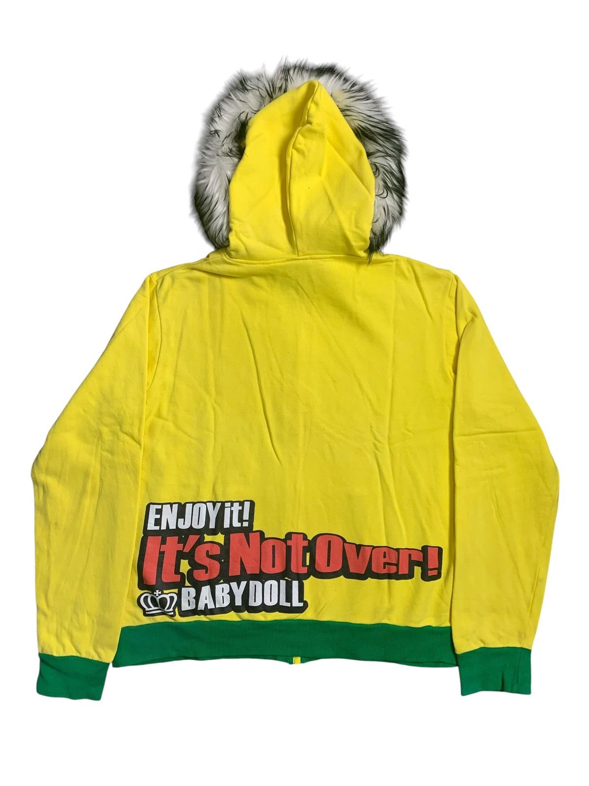 Hysteric Glamour BABY DOLL FUR ZIP HOODIE POEM IFSIX LGB RAF SIMONS STYLE Size US L / EU 52-54 / 3 - 3 Thumbnail