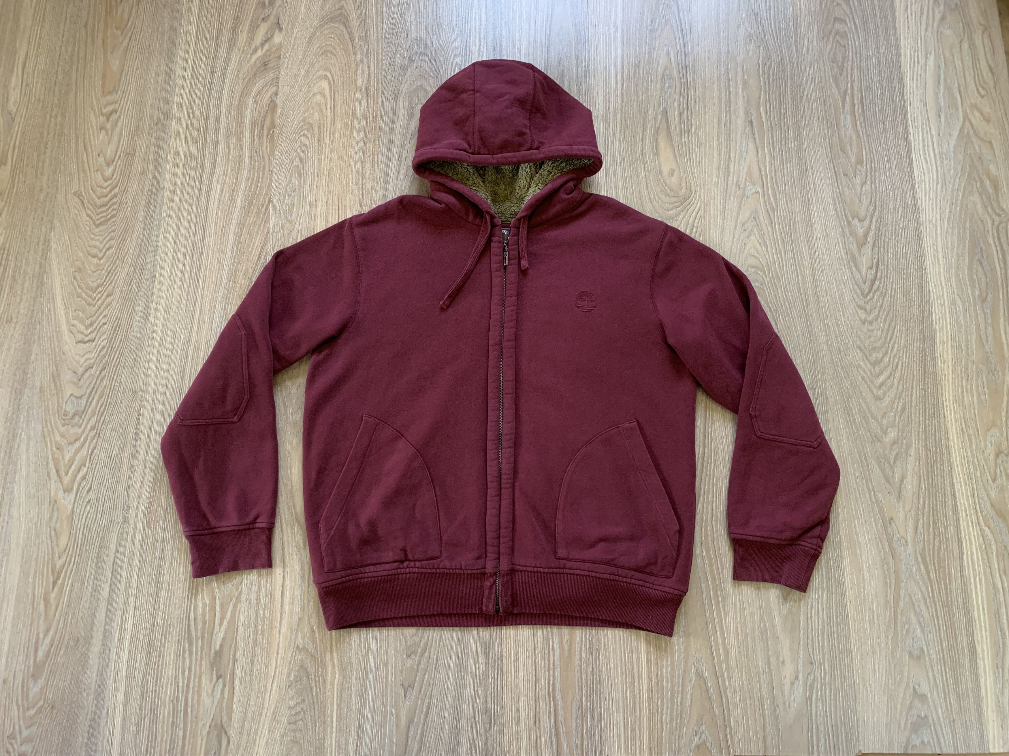 Timberland × Vintage Vintage Timberland Sherpa Fleece Heavyweight Hoodie Size US XXL / EU 58 / 5 - 1 Thumbnail