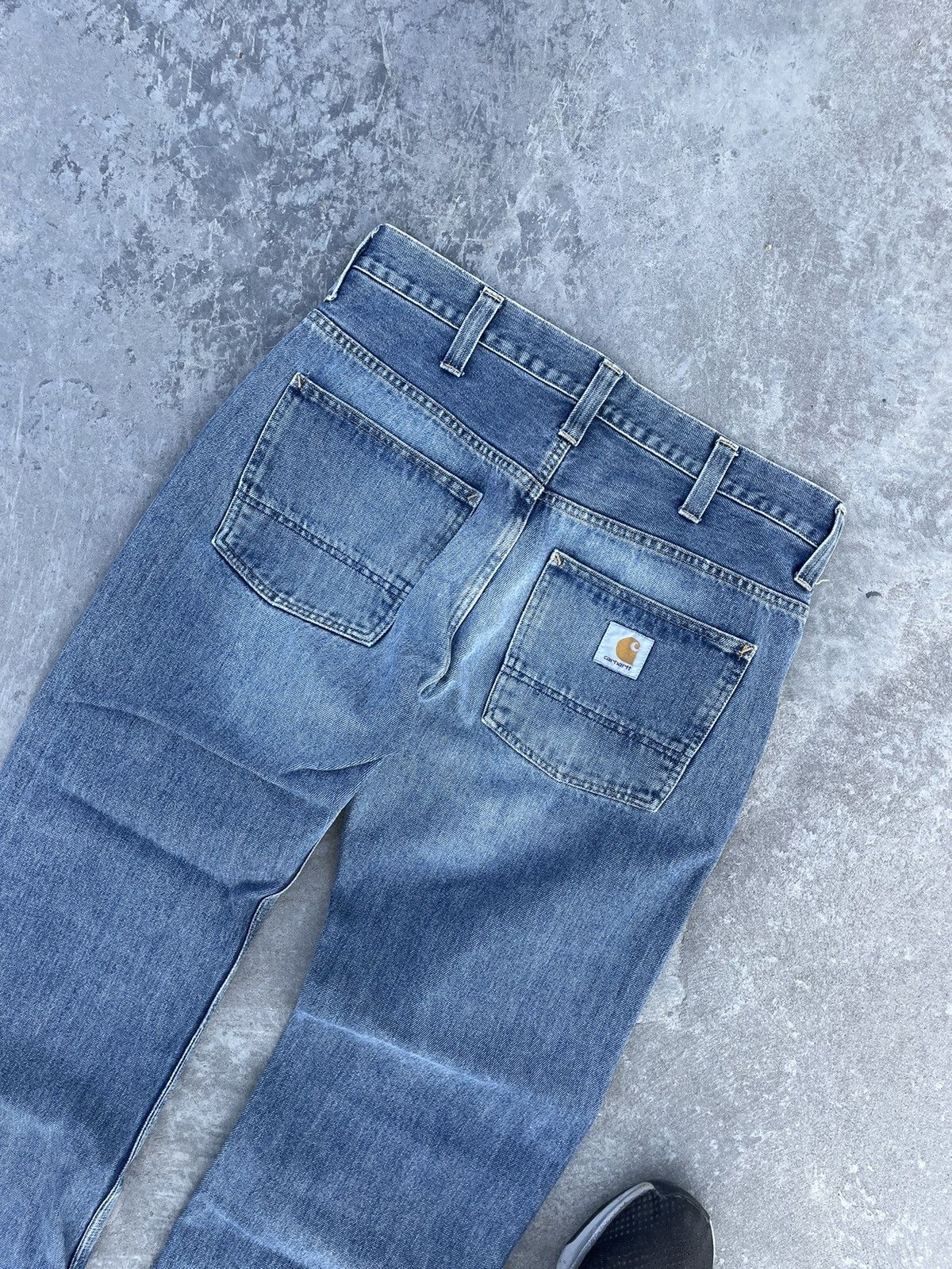 Carhartt Vintage 90s Carhartt Retro Denim Y2k Pants Sk8 Work Jeans Size US 32 / EU 48 - 4 Thumbnail