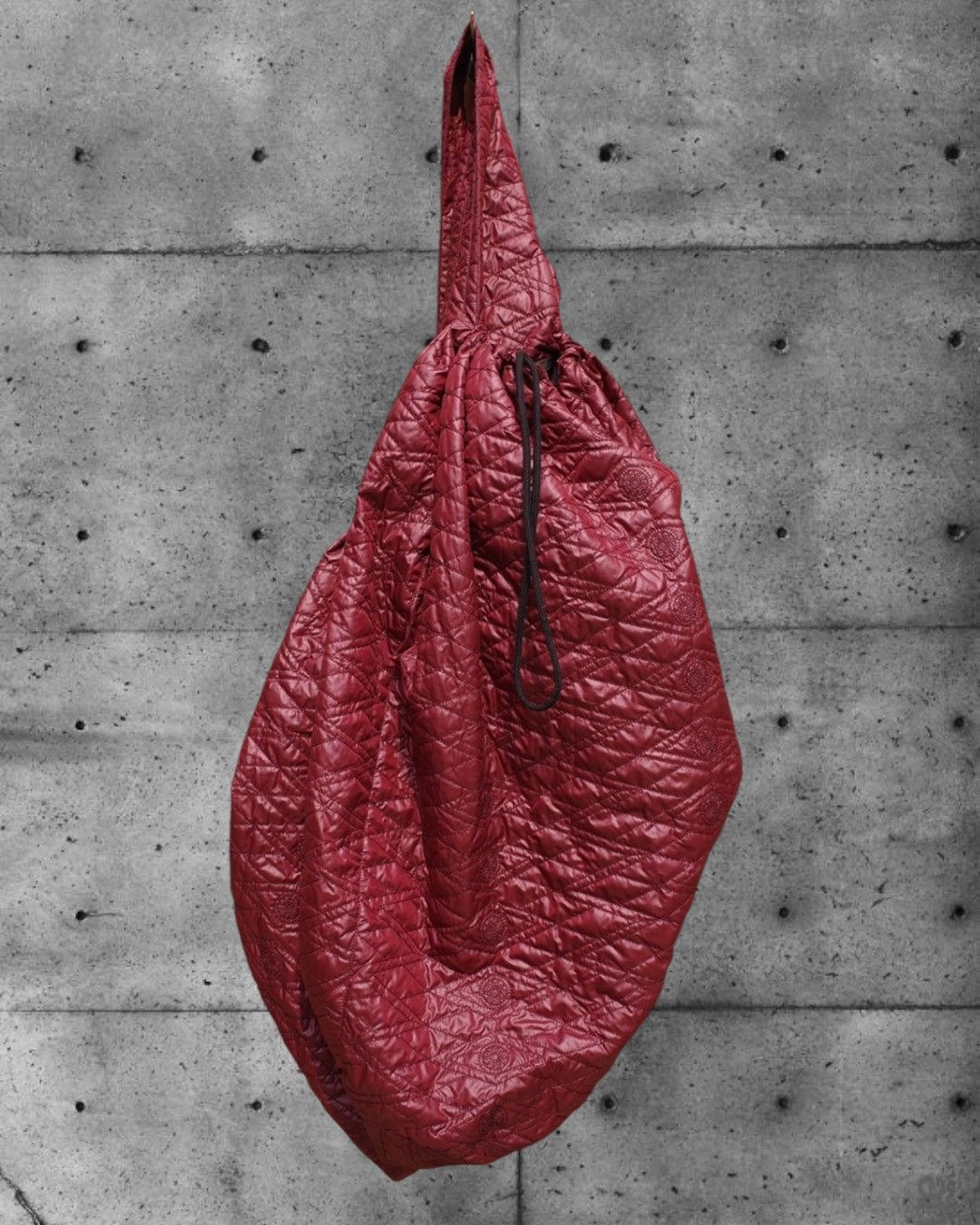 Kiko Kostadinov Kiko Kostadinov Yesternow Quilted Hobo Bag Burgundy Size ONE SIZE - 3 Thumbnail
