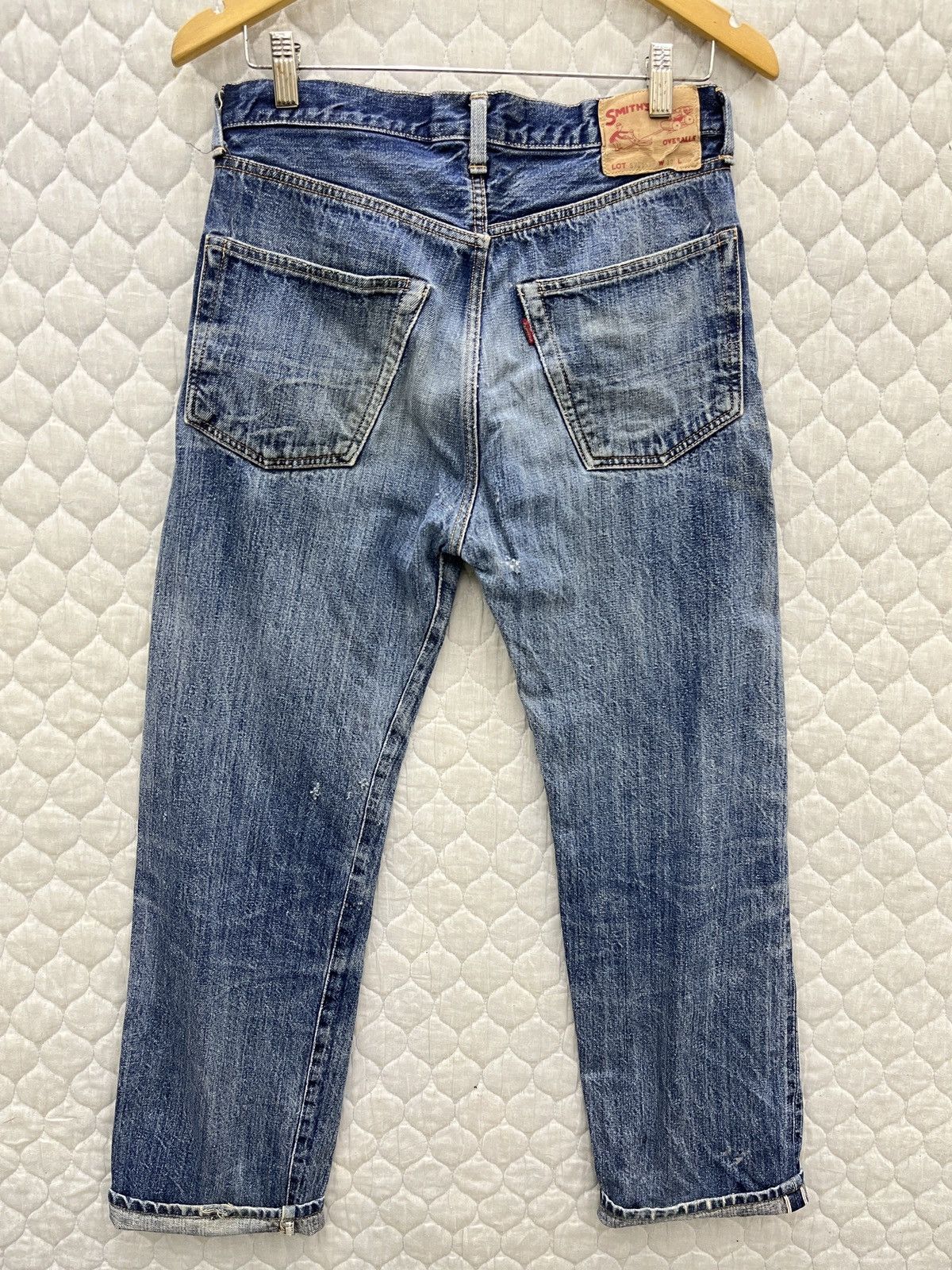 Vintage 🔥🔥🔥ARCHIVE SMITH SELVEDGE DENIM Size US 30 / EU 46 - 9 Thumbnail