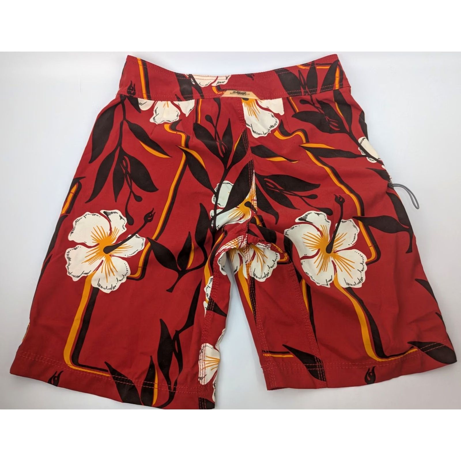 Billabong Vintage Billabong Shorts Men 32 Red Orange Hibiscus Floral Board Shorts Size US 32 / EU 48 - 3 Thumbnail