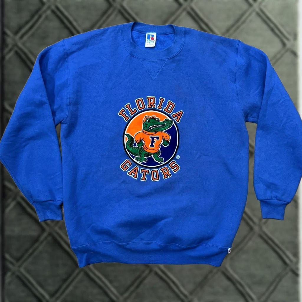 Russell Athletic VINTAGE Russell Athletic Sweatshirt Florida Gators Crewneck Blue XL Mens Size US XL / EU 56 / 4 - 1 Thumbnail