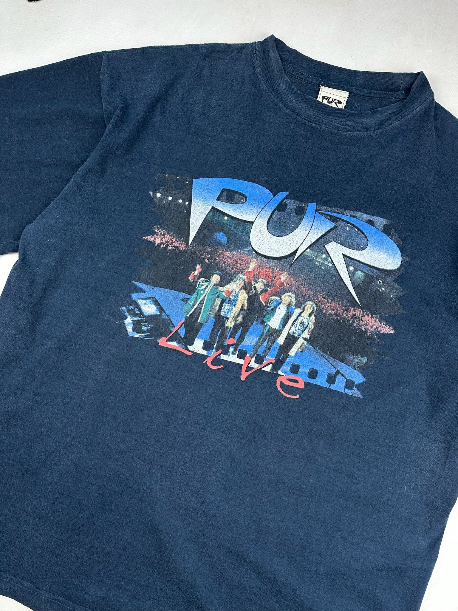 Band Tees Vintage 90’s Pur band t-shirt Size US XL / EU 56 / 4 - 2 Thumbnail